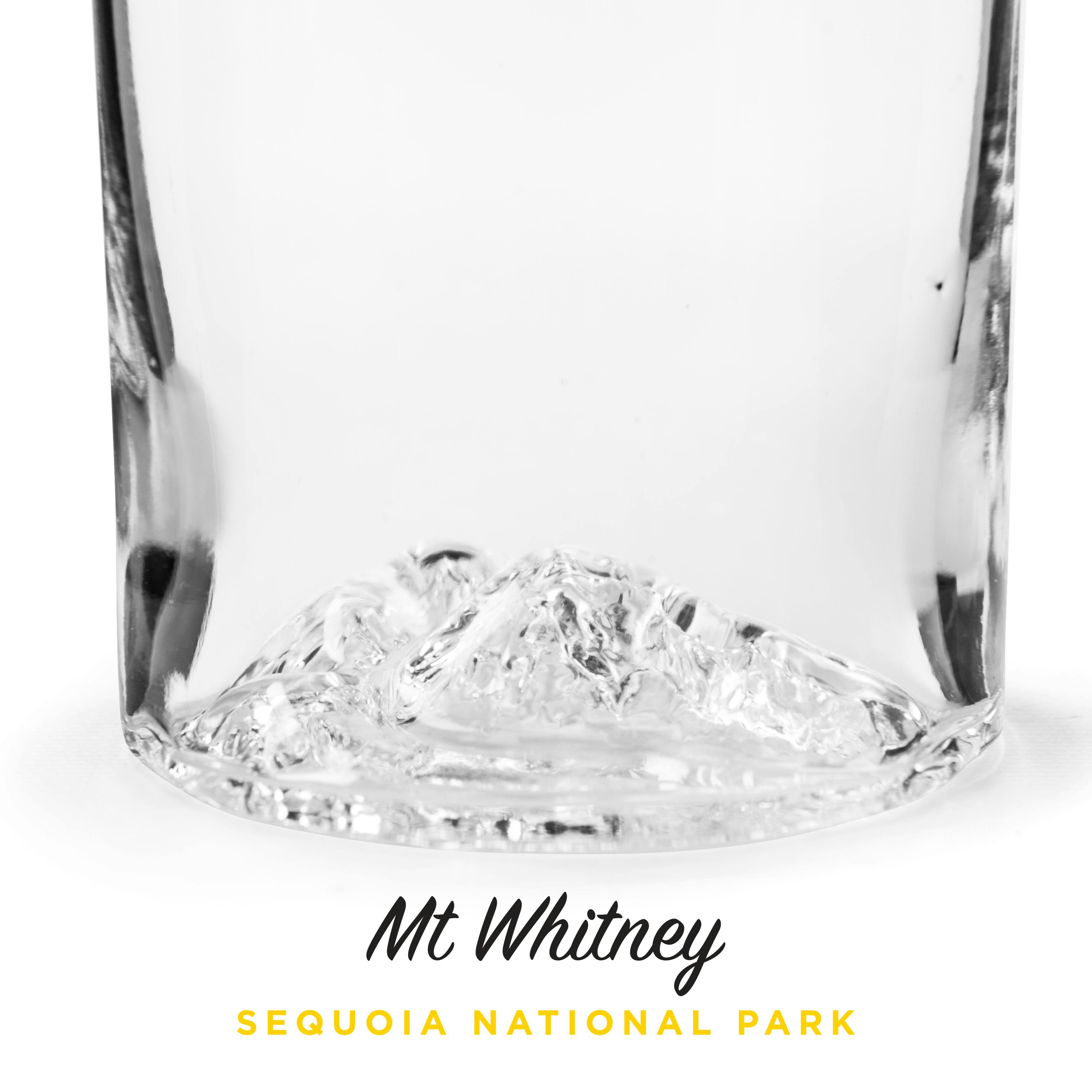 The Longs Peak Tumbler  Handblown Mountain Whiskey Glass Made in USA