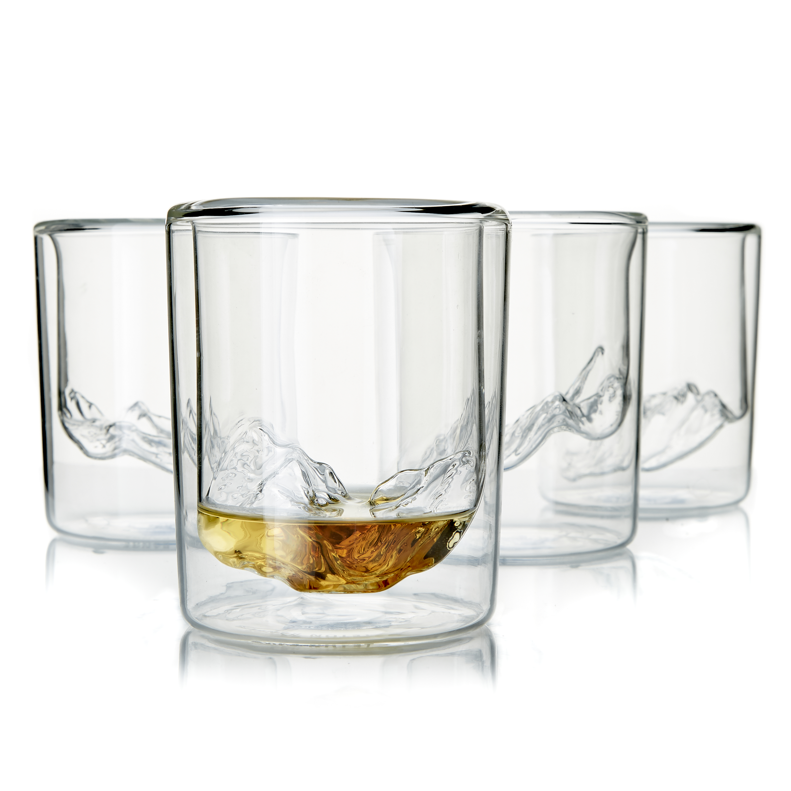 Corkcicle 9 oz Whiskey Glass with Wedge Silicone Ice Mold - gift for him,  Whiskey lover gift 