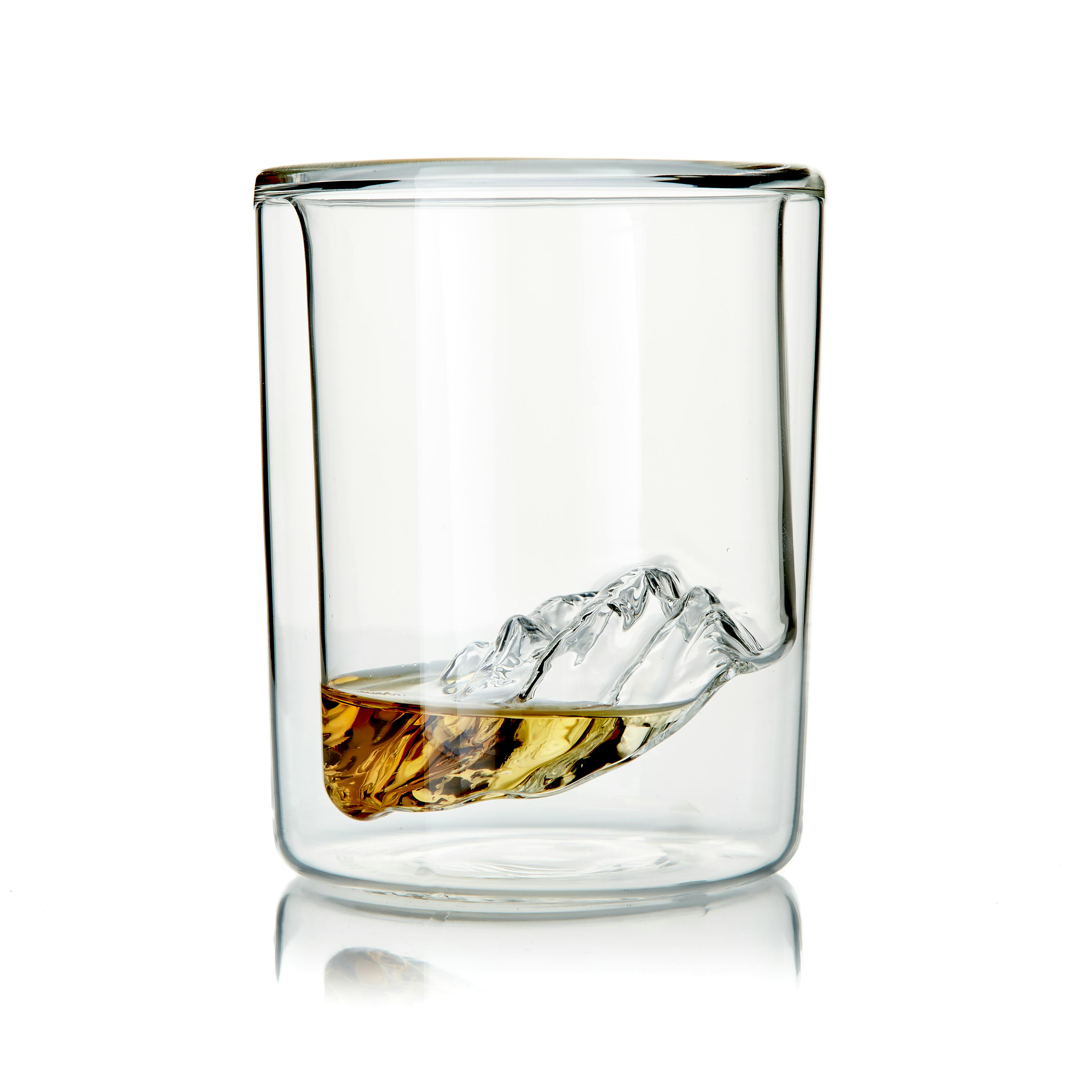 Grand Tetons - Set of 4 Whiskey Glasses