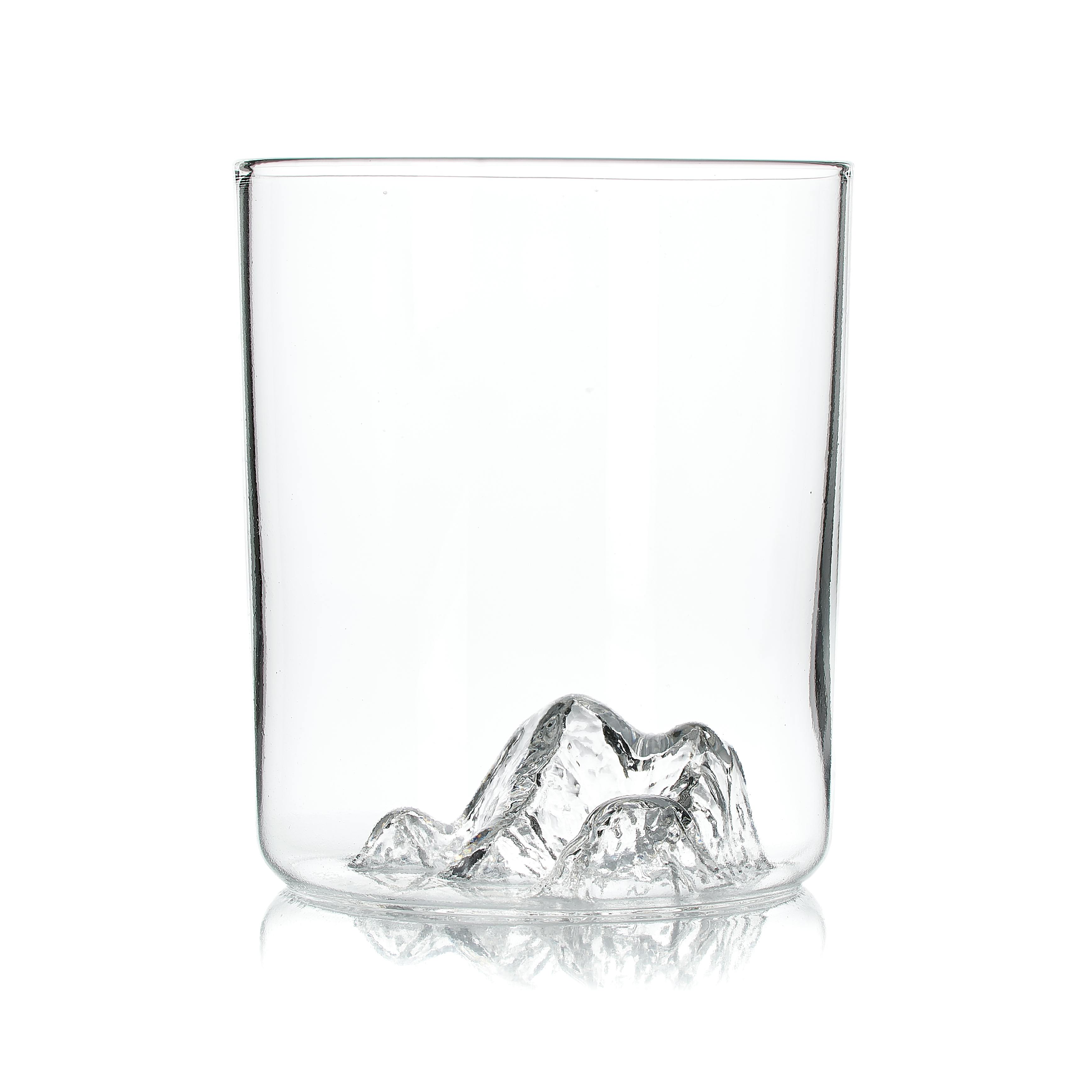 Mt. Everest Custom Highball Glasses, Set of 2 - Home Wet Bar
