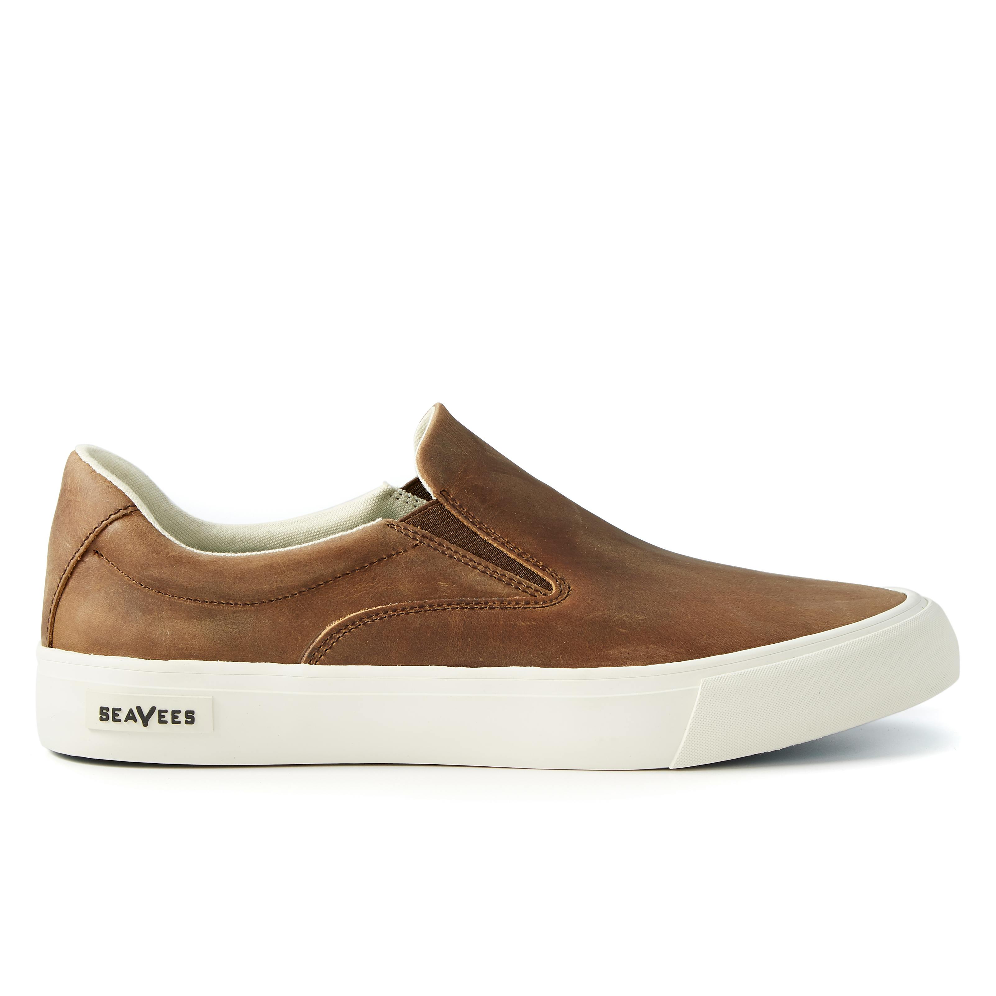 SeaVees Hawthorne Slip On Shoe - Rugged Leather | Casual Sneakers | Huckberry
