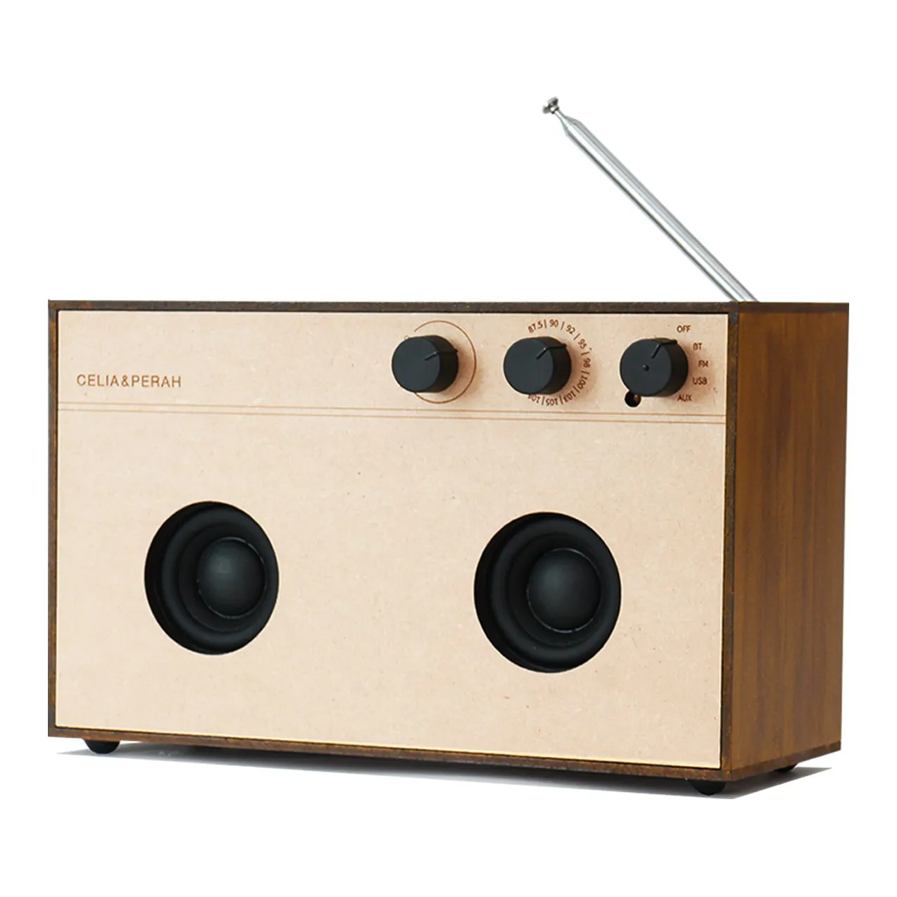 Celia & Perah R3 DIY Bluetooth Speaker - Teak Wood | undefined