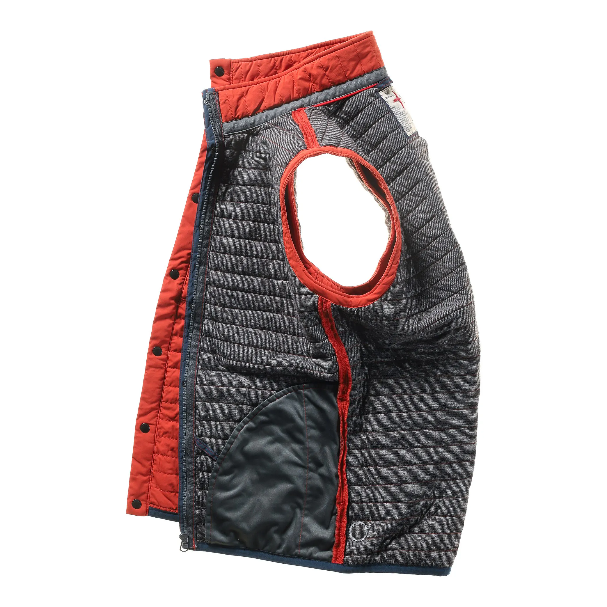 Relwen Windzip Vest - Exclusive - Dark Orange | Vests | Huckberry