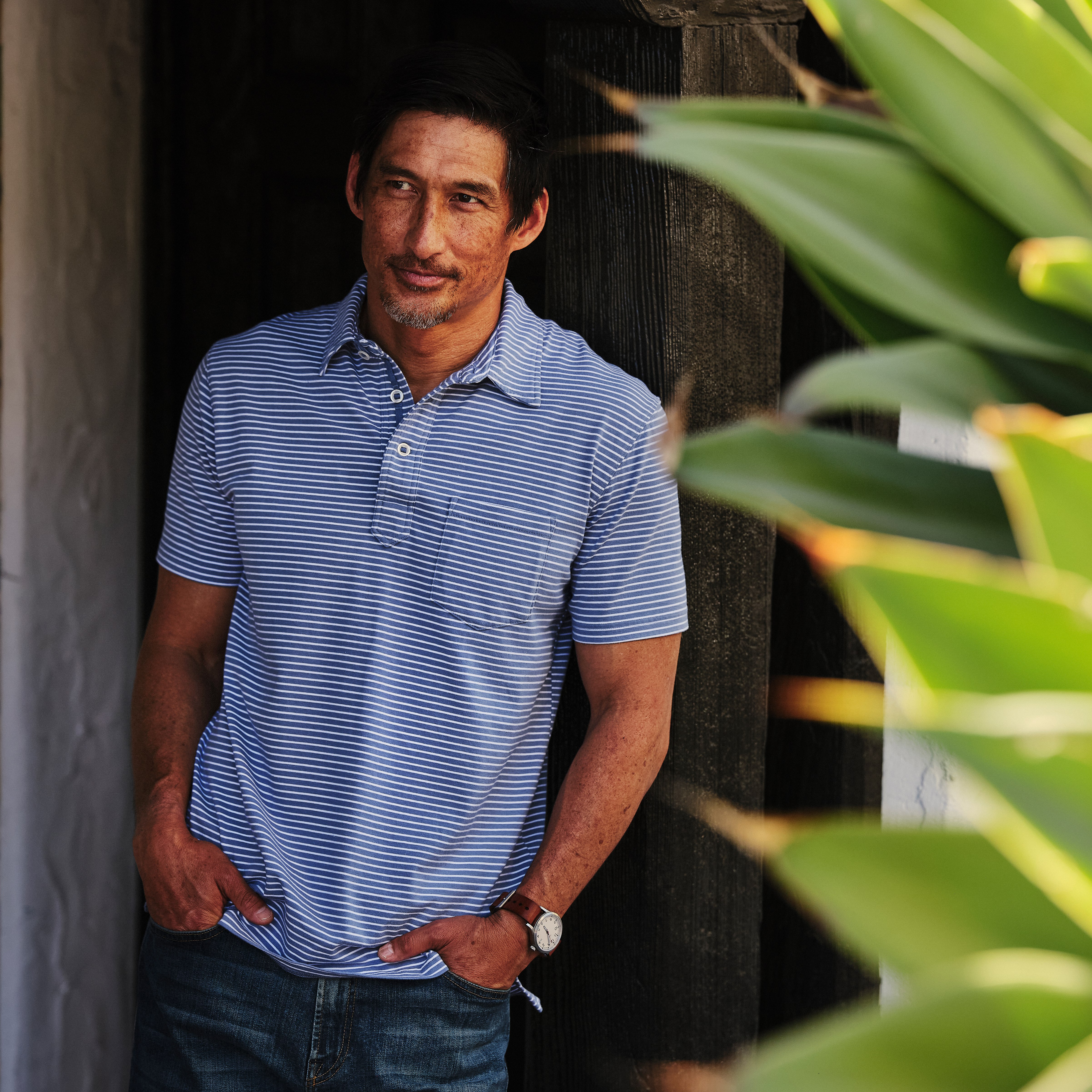 rough & swell SIDE LINE POLO L ブルー 1_000000009603.jpg?1748157578