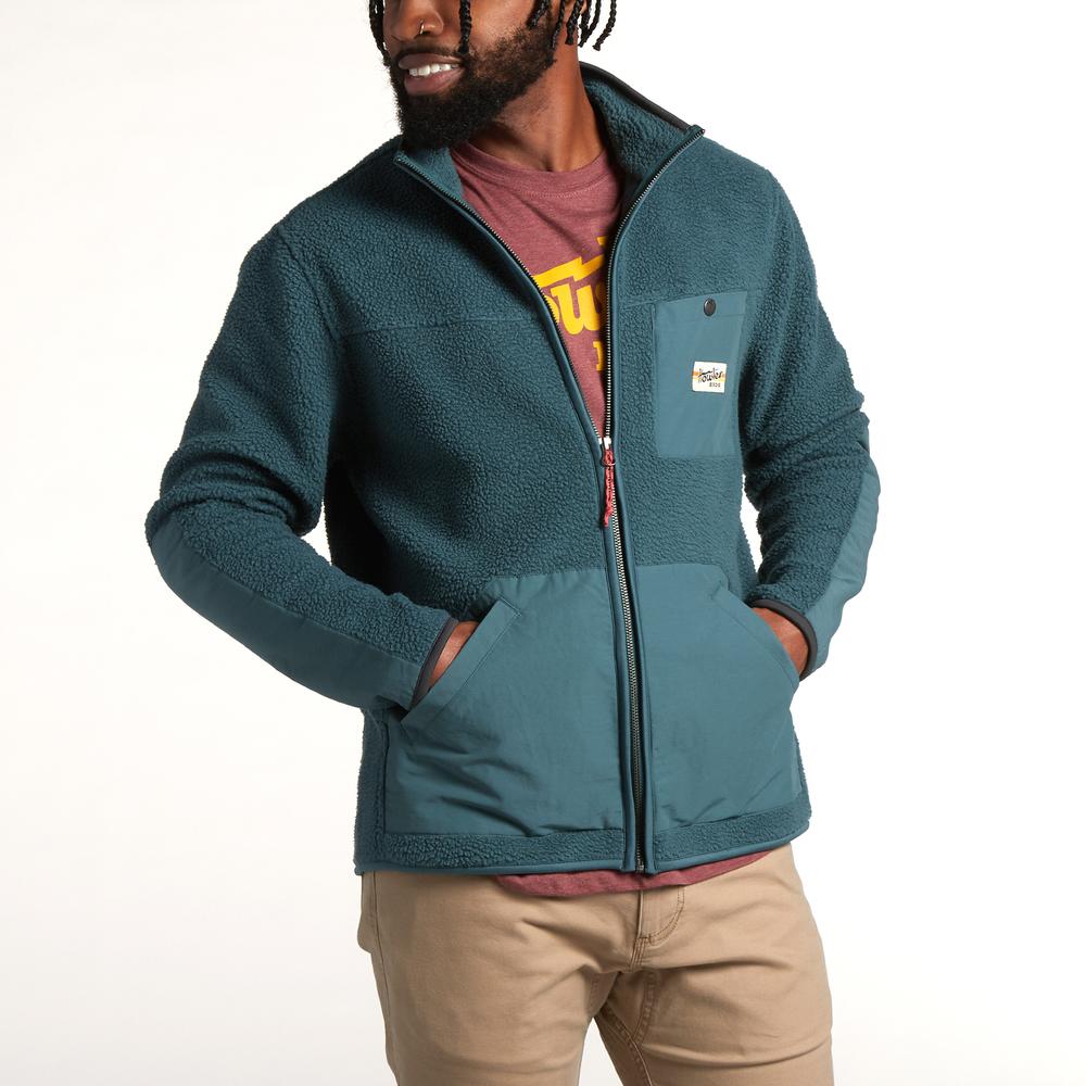 Howler Brothers Chisos Fleece Jacket - Teal | Jackets