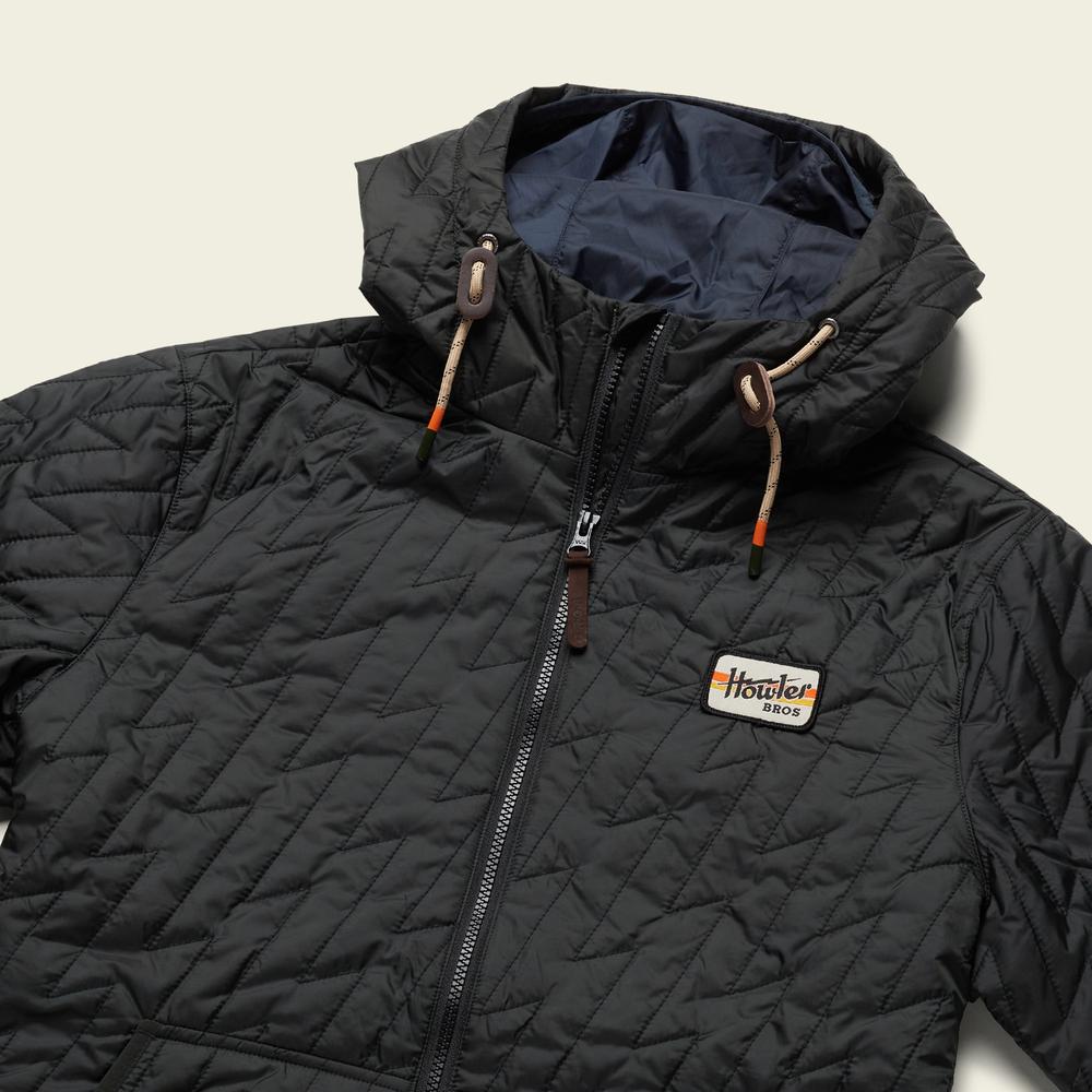 Howler Brothers Voltage Full Zip Jacket - Coal Black