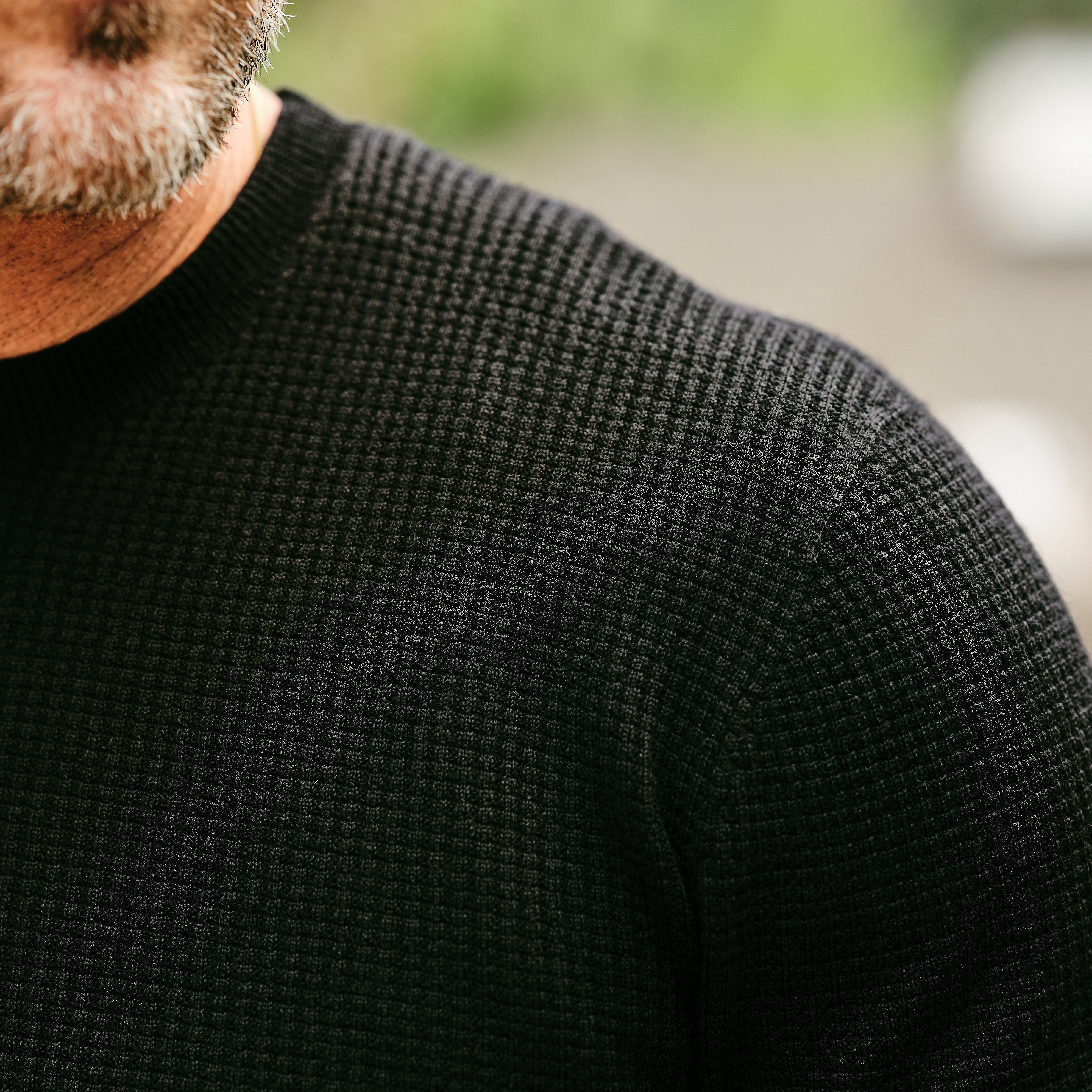 Proof 72-Hour Merino Crewneck Sweater - Black | Crew Neck Sweaters