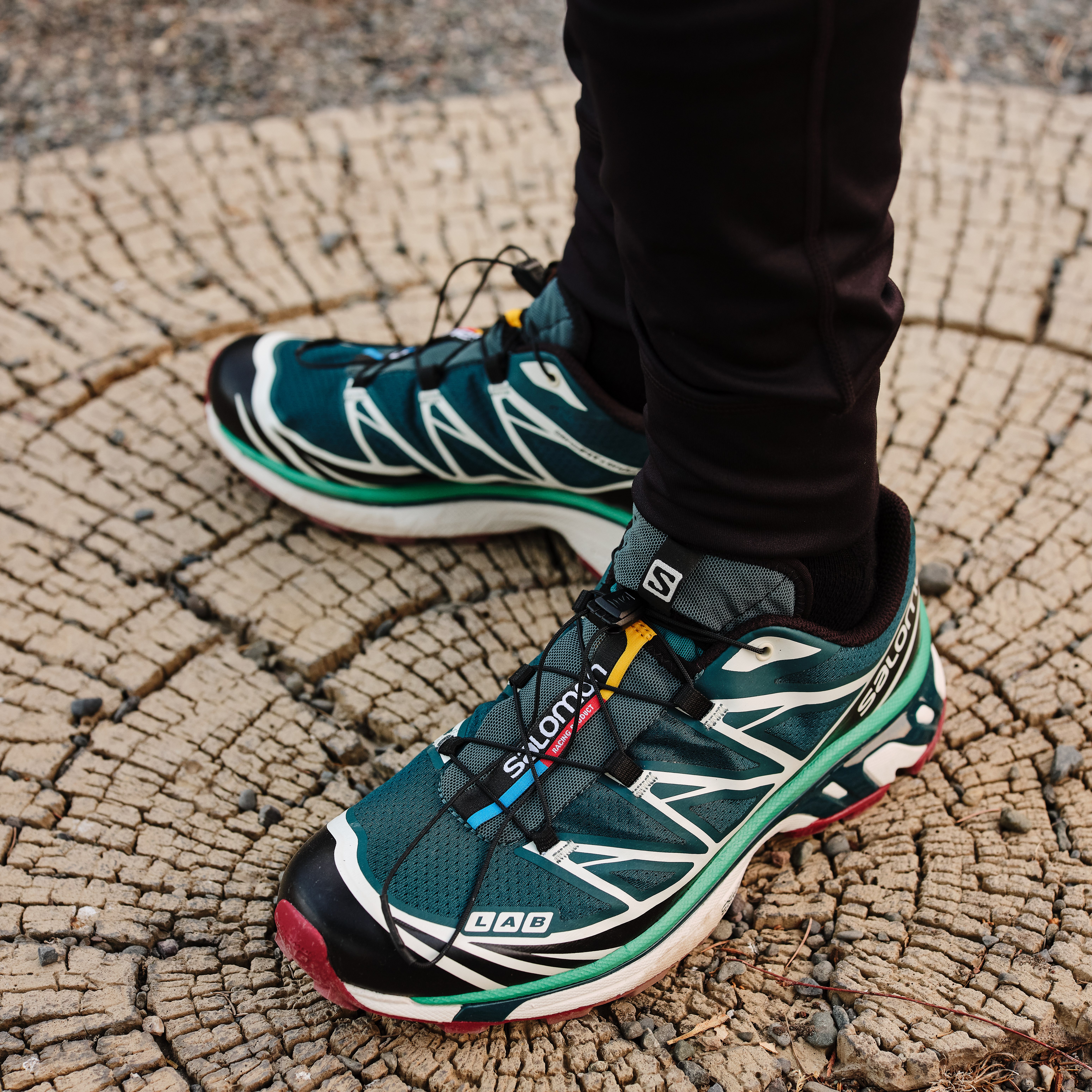 Salomon XT-6 - Black/Deep Teal/Biking Red | Gifts | Huckberry