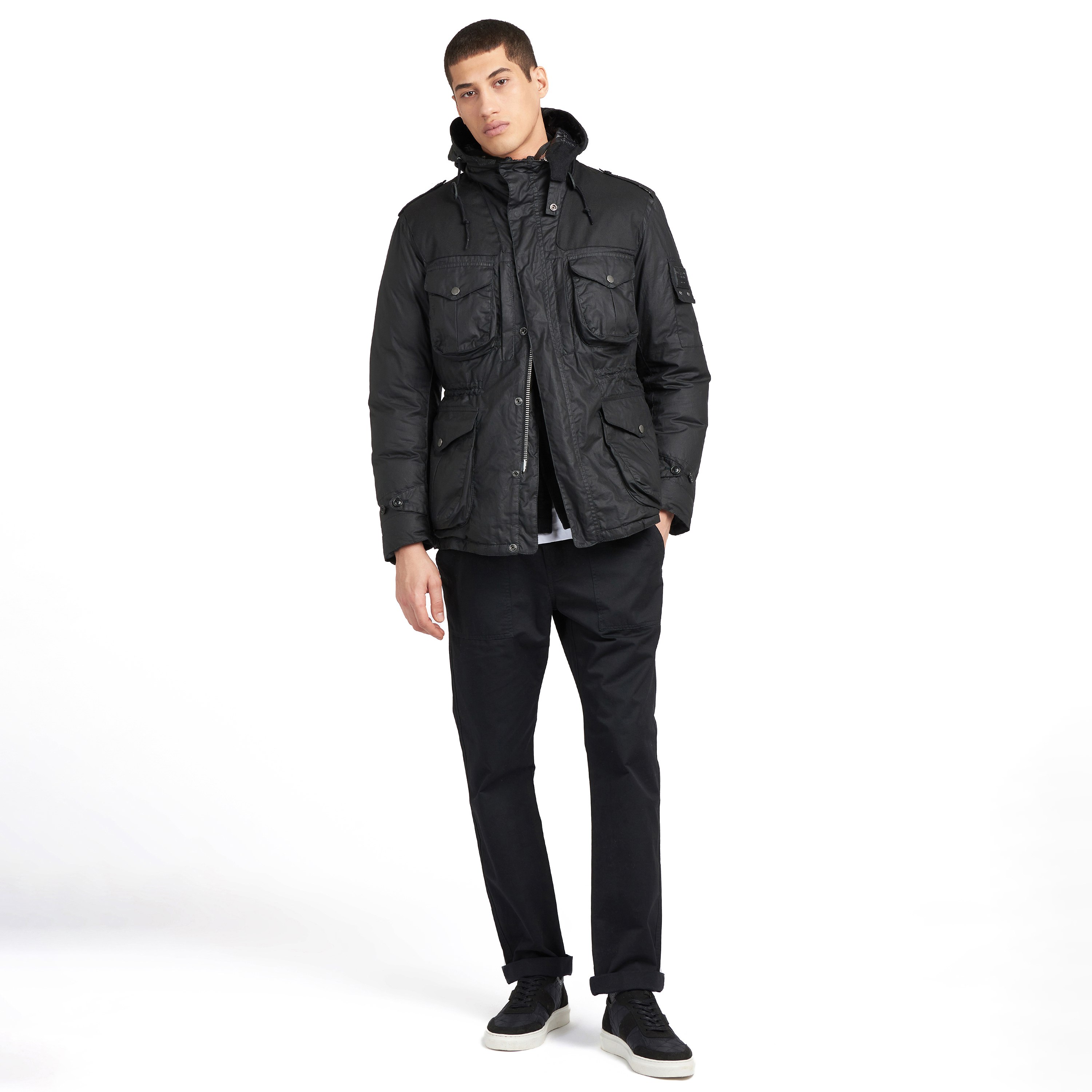 Barbour Barbour Canna Wax Jacket - Black | Waxed Jackets | Huckberry