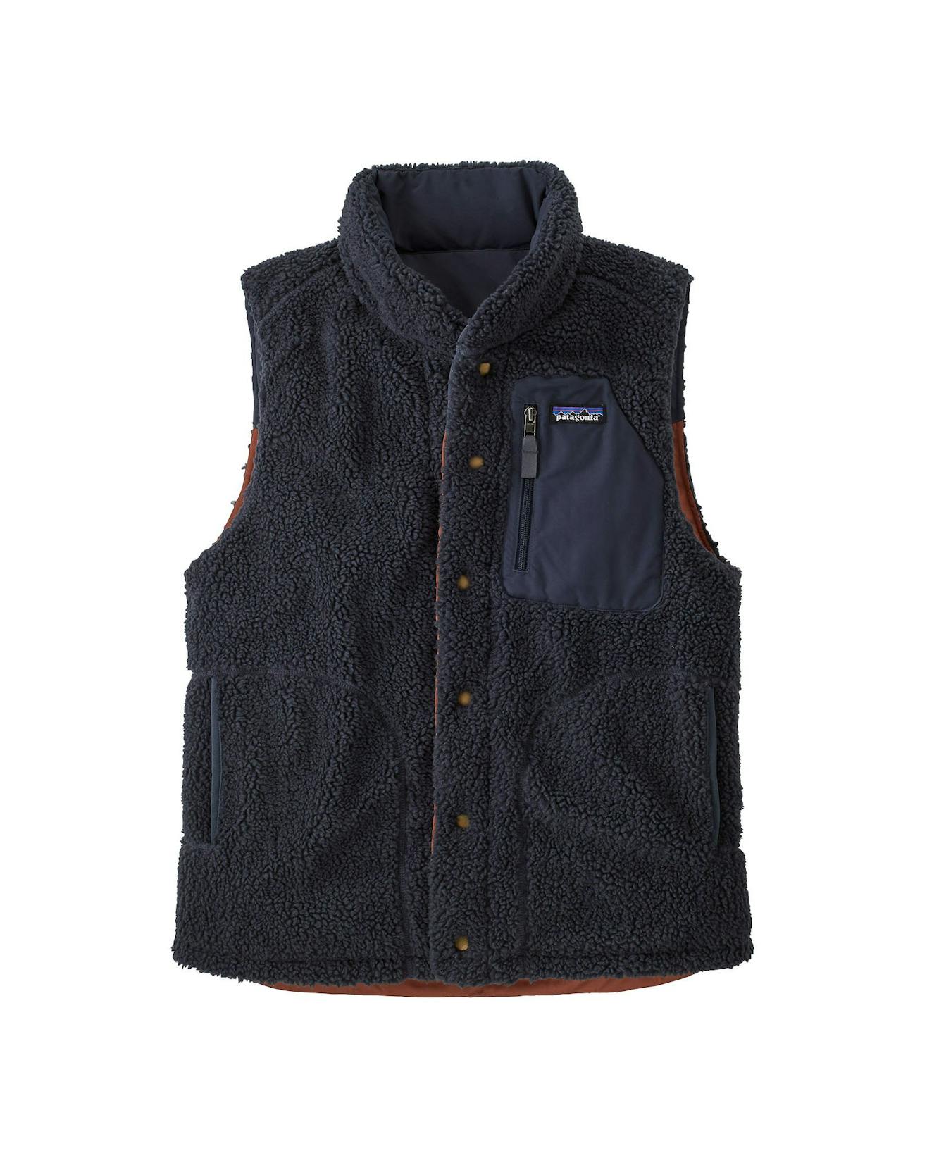 Patagonia Reversible Bivy Down Vest Fox Red Vests Huckberry