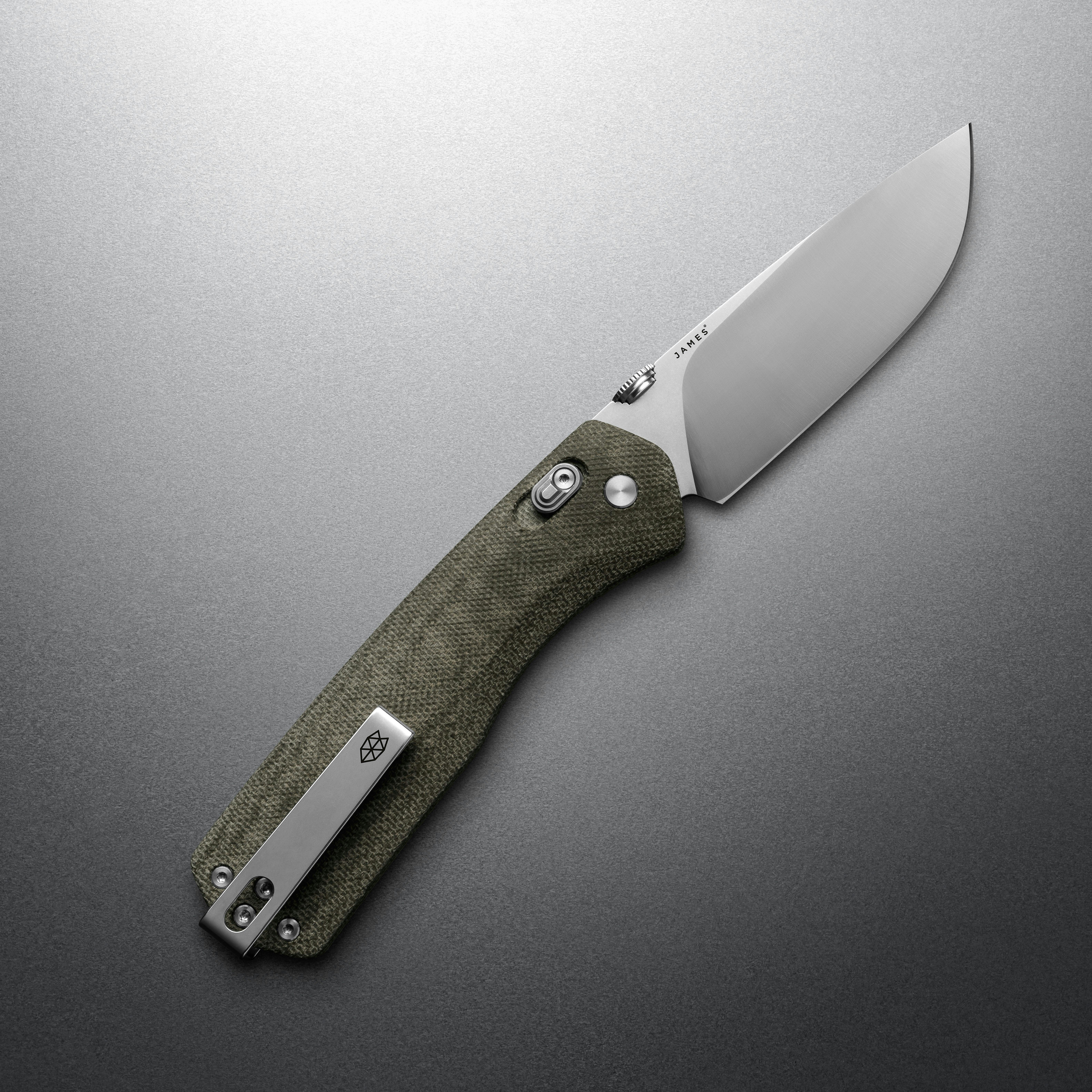 James Brand The Palmer Utility Knife - OD Green