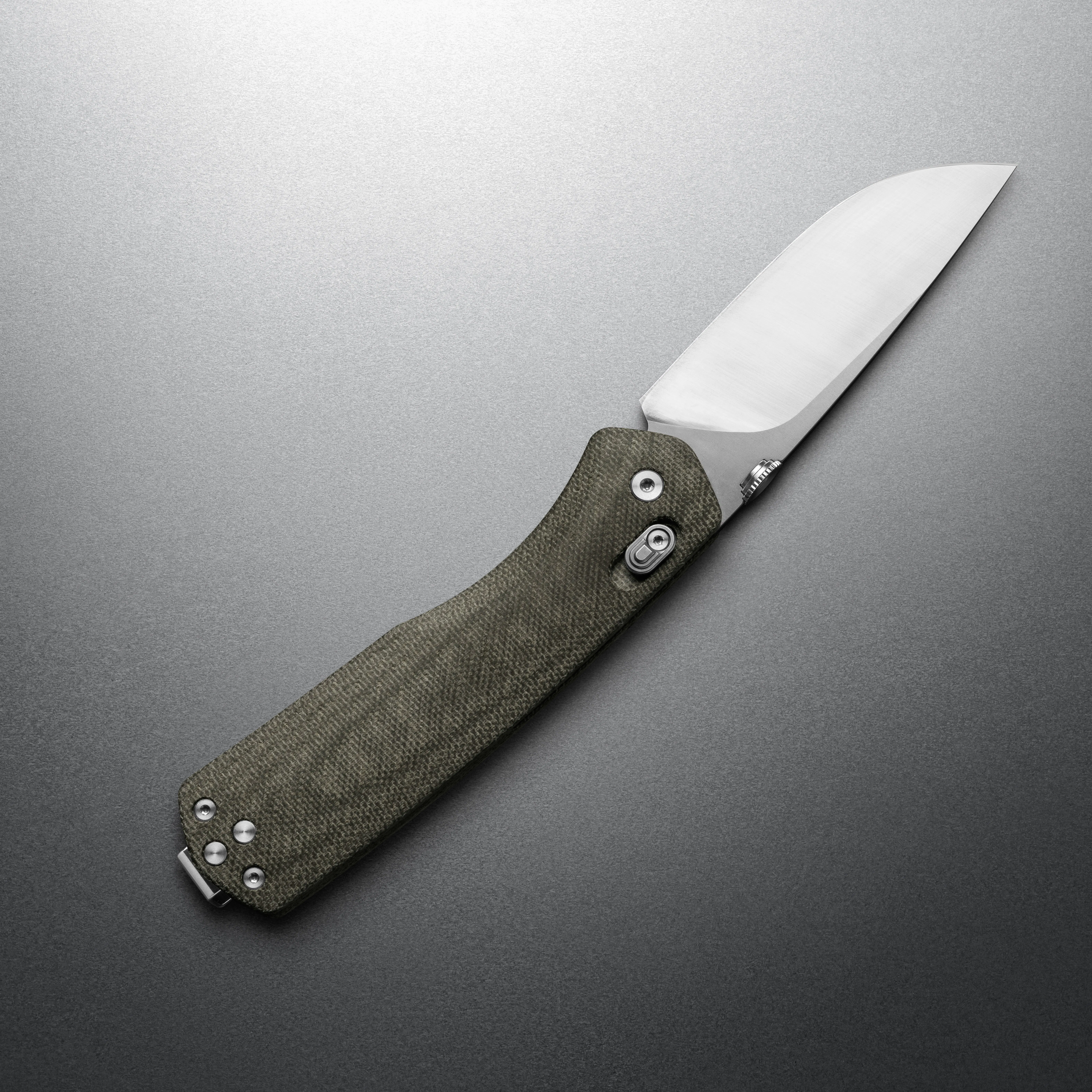The James Brand The Carter XL Pocket Knife - OD Green Micarta