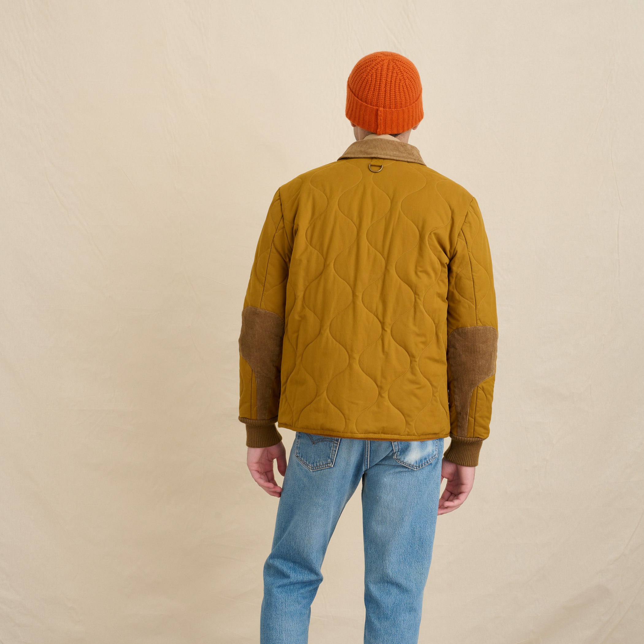 Alex Mill Quilted Liner Jacket - Golden Khaki | Quilted