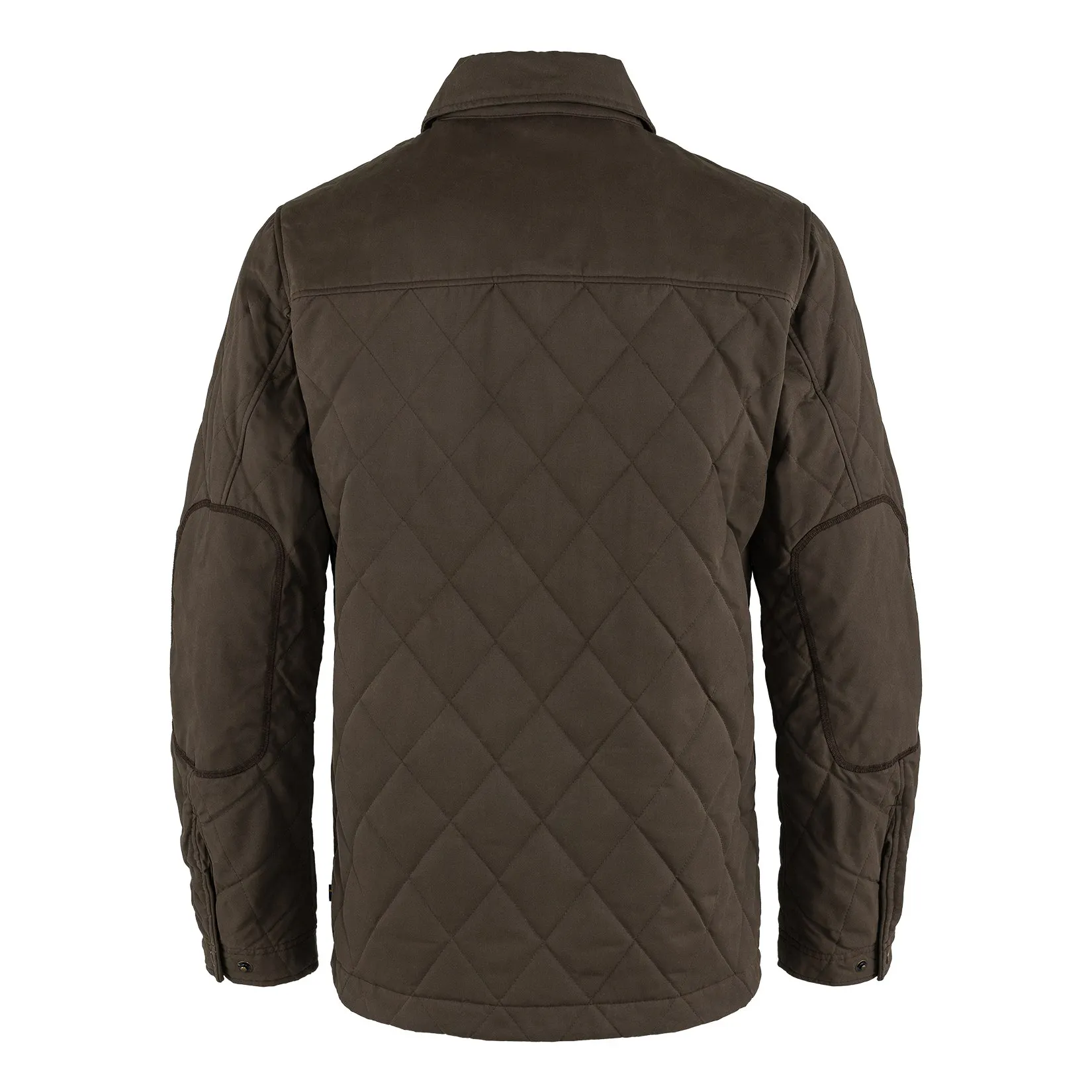 Fjallraven Ovik Wool Quilted Jacket - Dark Olive | Quilted Jackets