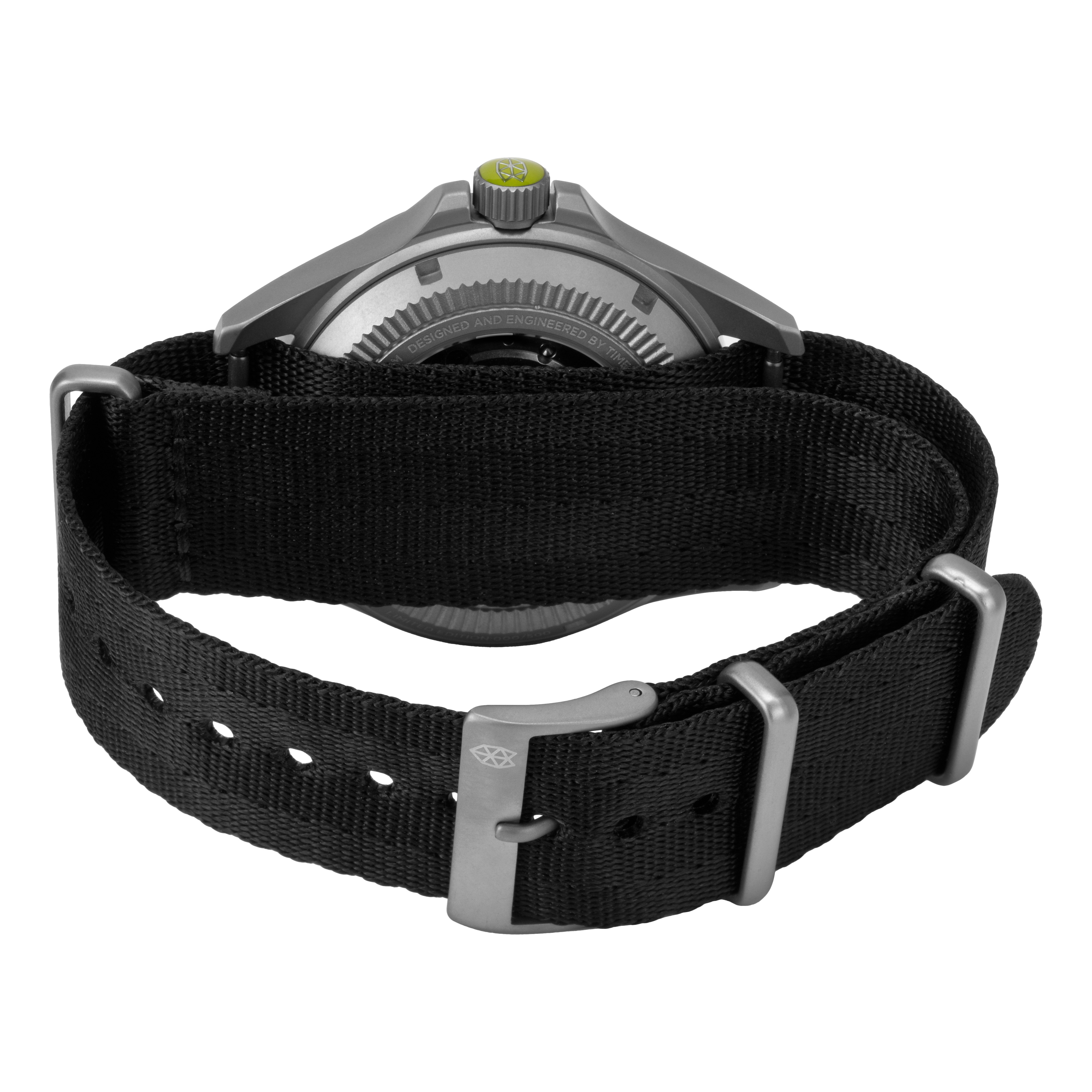 Timex Timex x The James Brand Automatic Titanium Case Black Dial Black