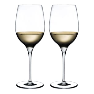 Dimple Set of 2 White Wine Glasses