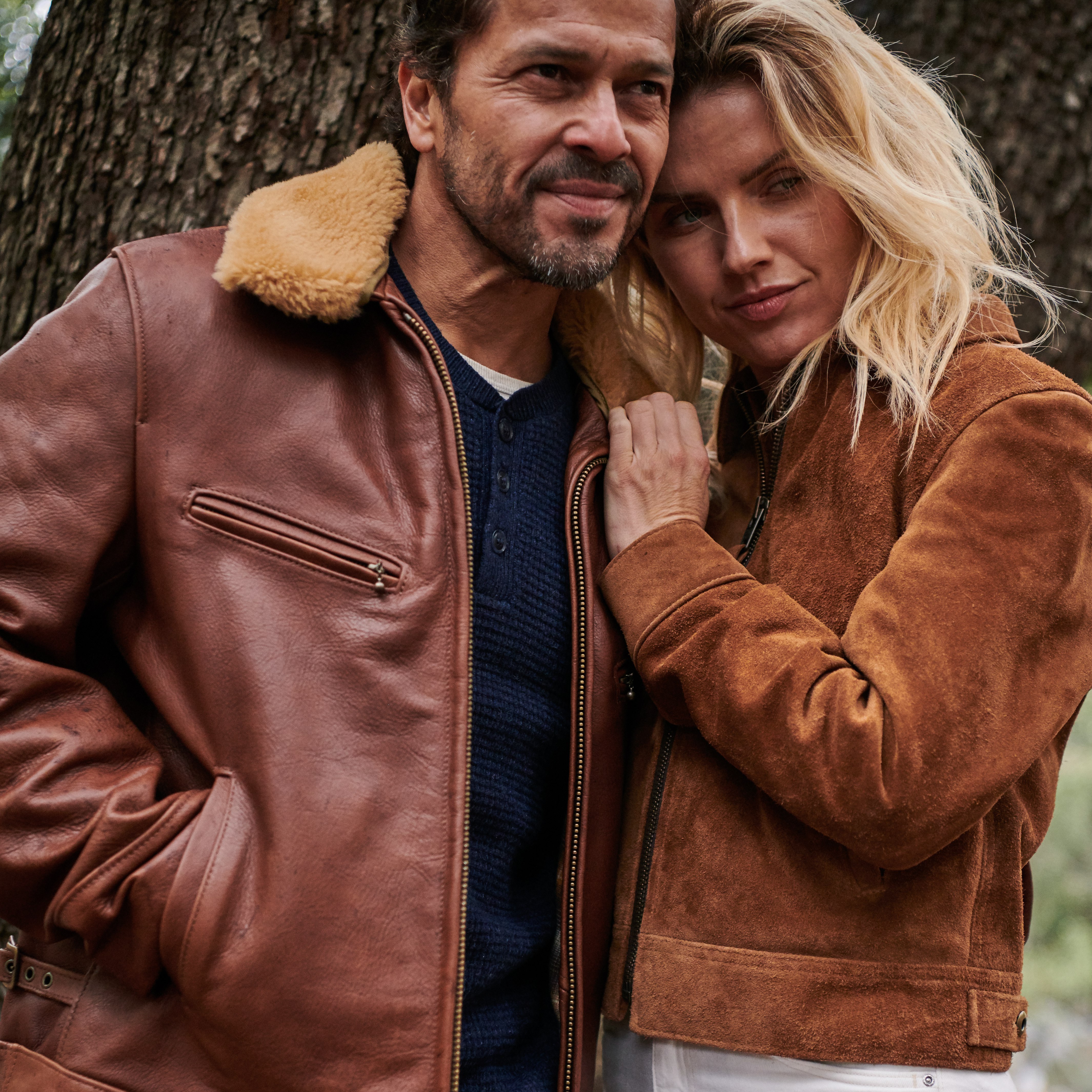 Schott Antique Cowhide Rancher Jacket - Luggage Brown | Leather