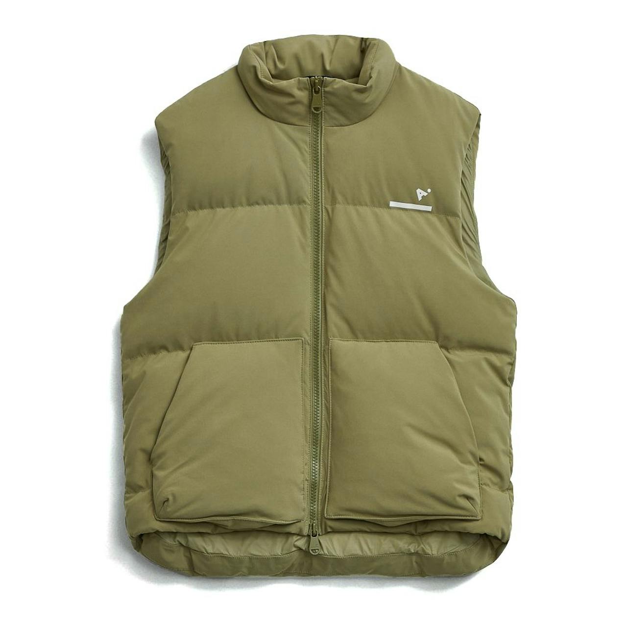 The Arrivals Goose Down AER Puffer Vest - Army | Vests | Huckberry