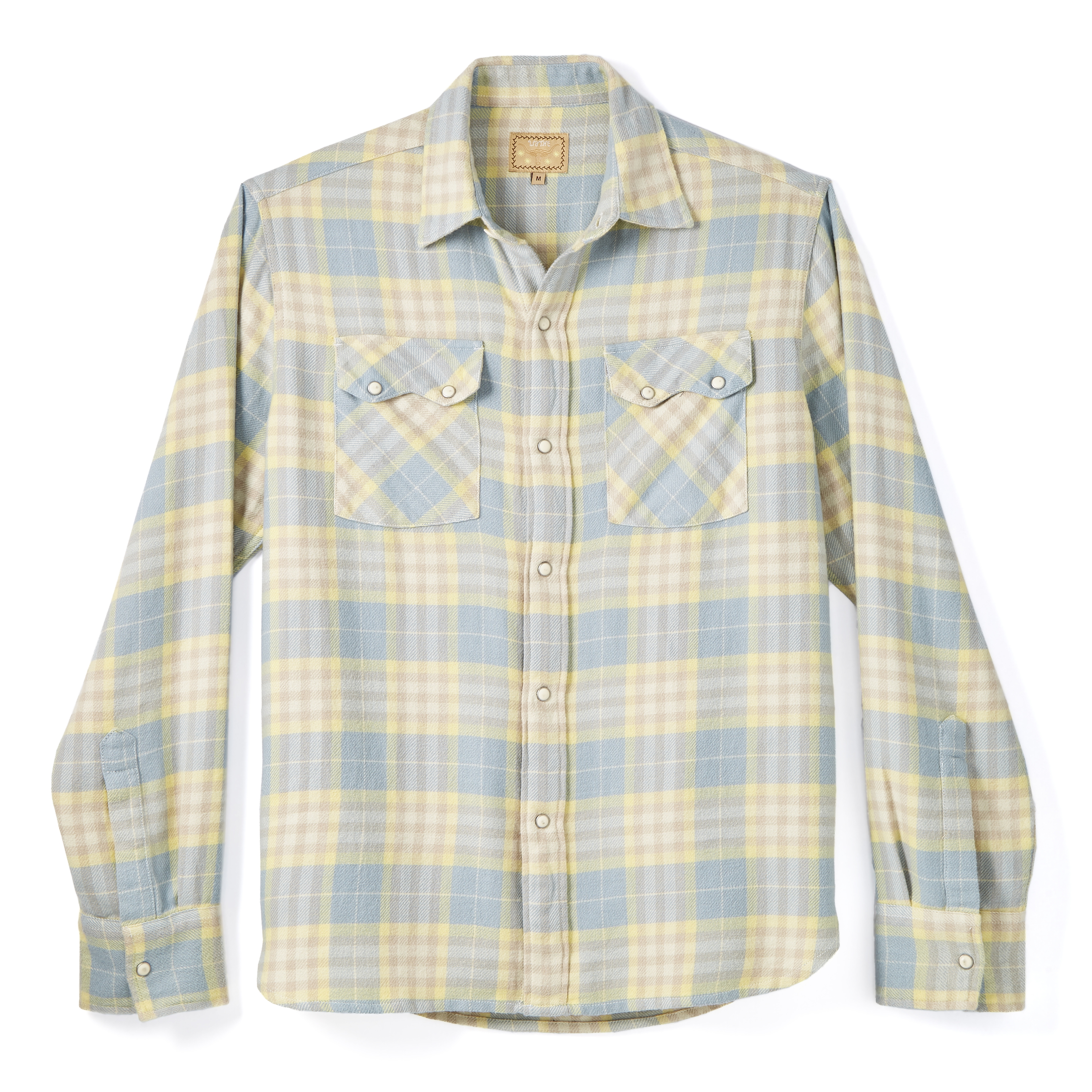 Pearl snap flannel clearance