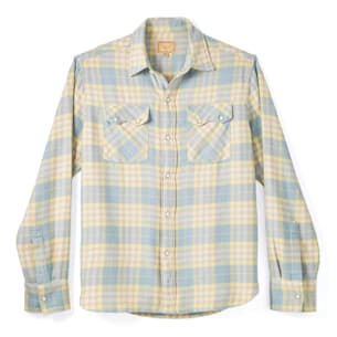 Washed Pearl Snap Flannel Shirt
