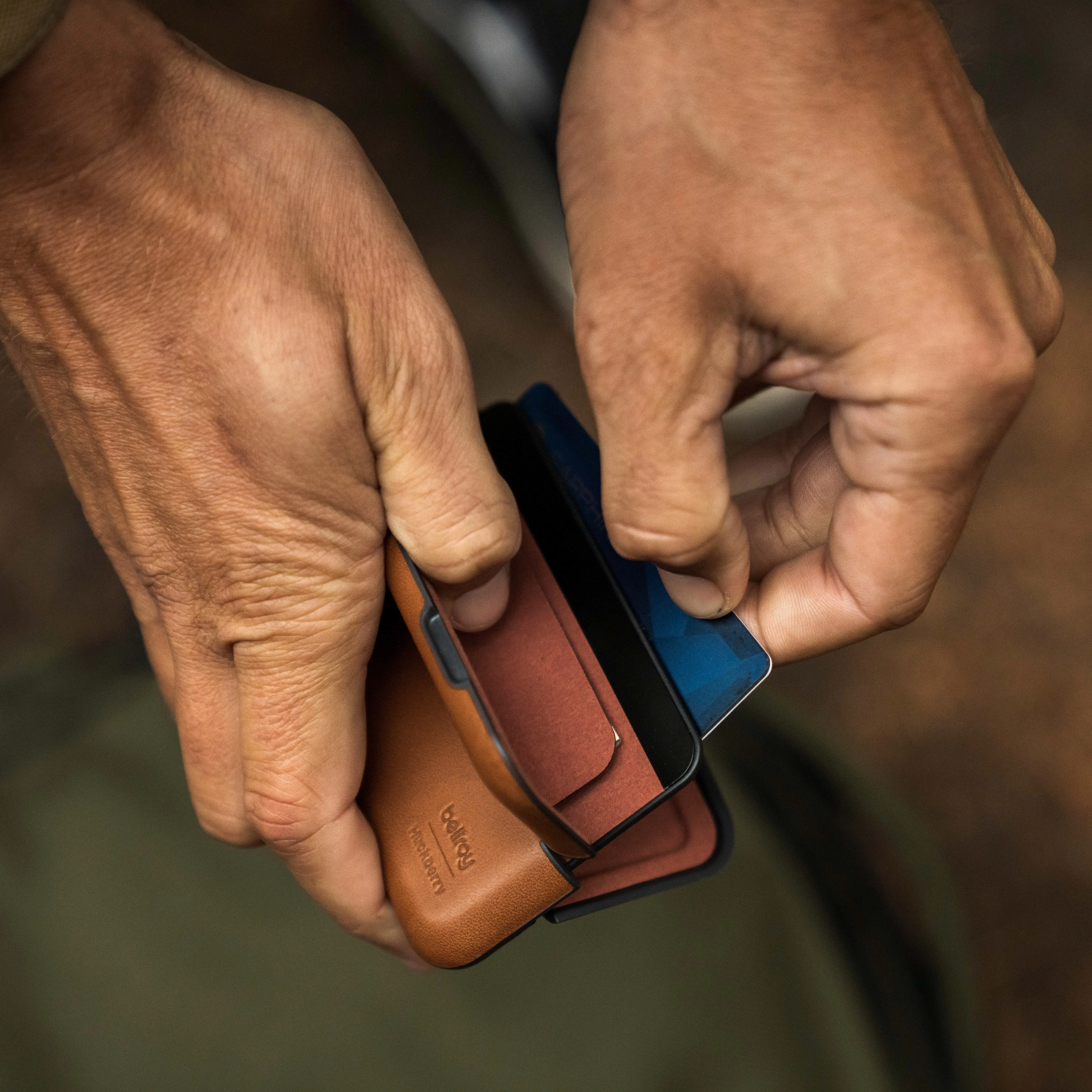 Bellroy Flip Case Wallet - Exclusive - Caramel | undefined | Huckberry