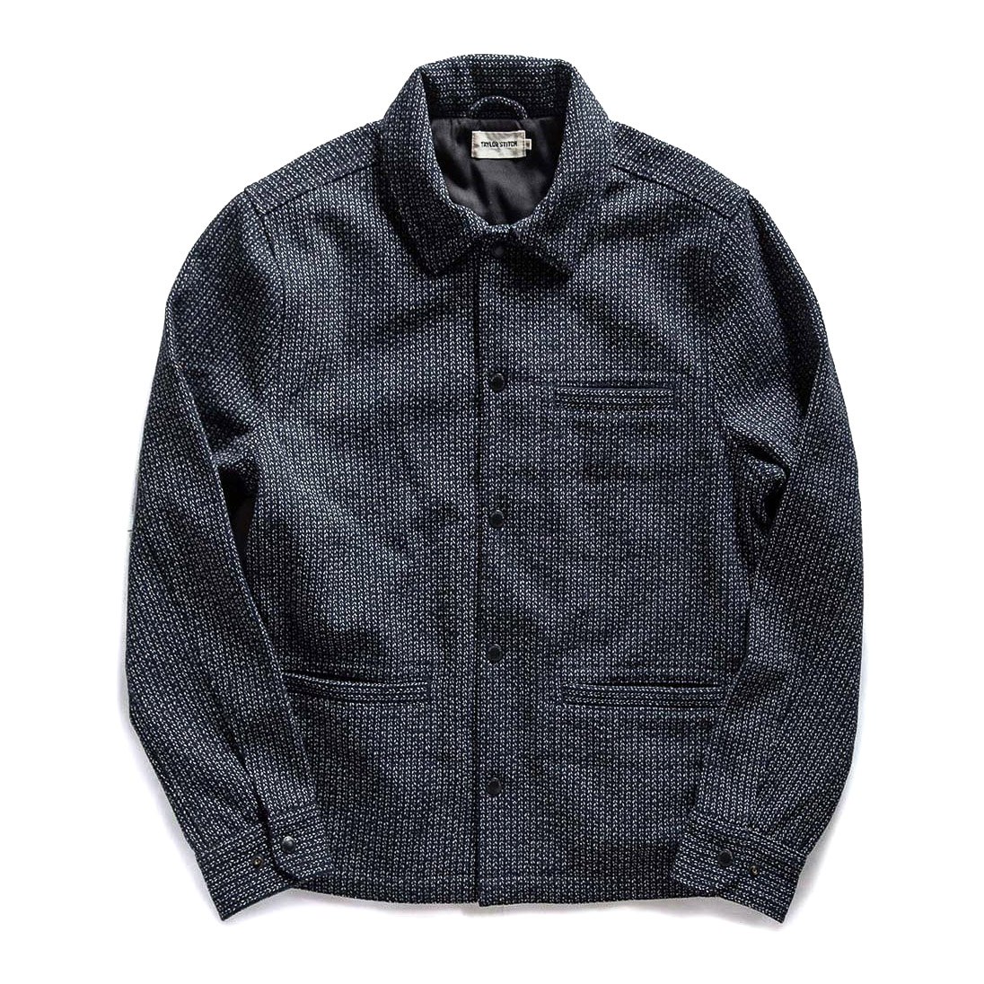 Taylor Stitch The Decker Jacket - Navy Wool Beach Cloth