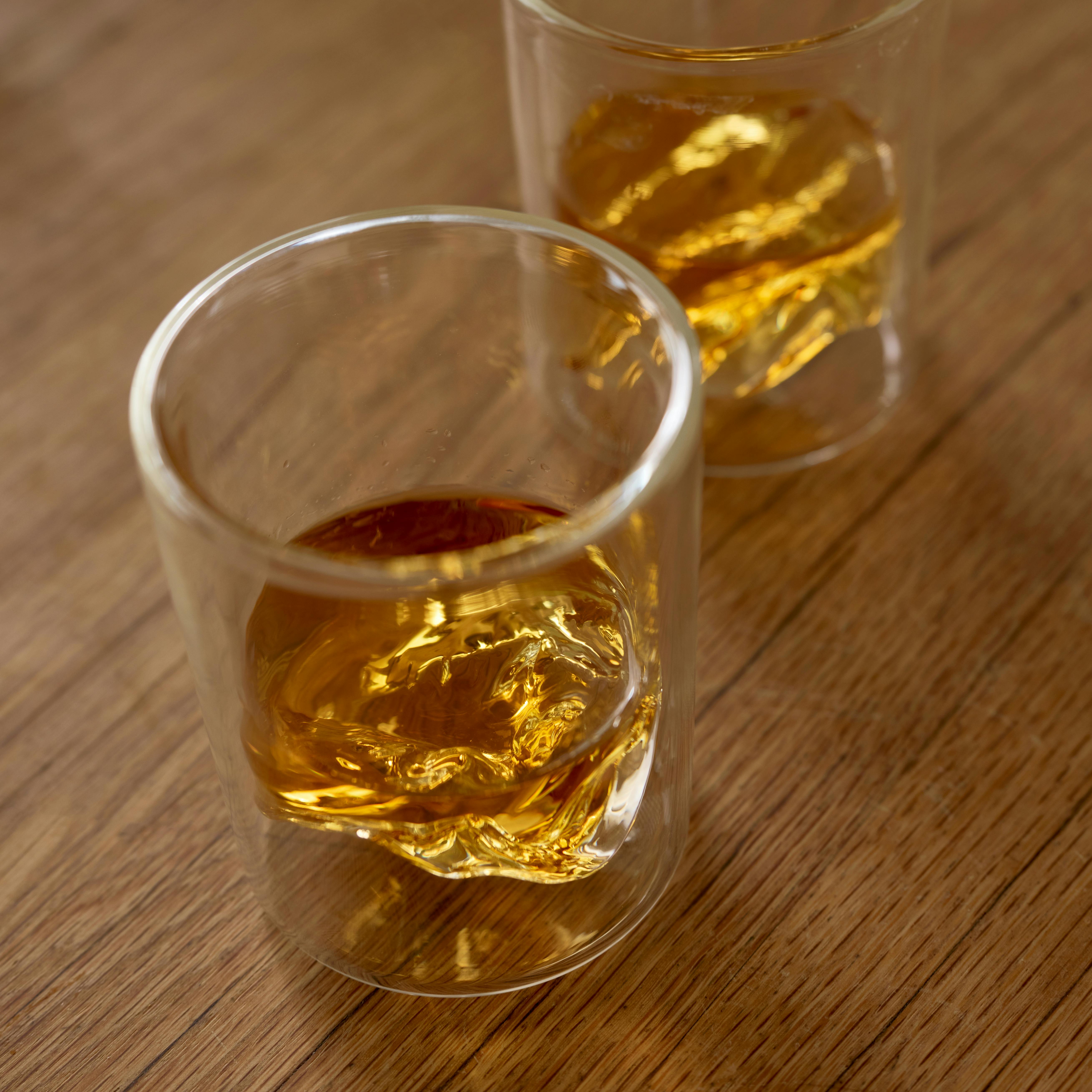 Grand Tetons - Set of 4 Whiskey Glasses
