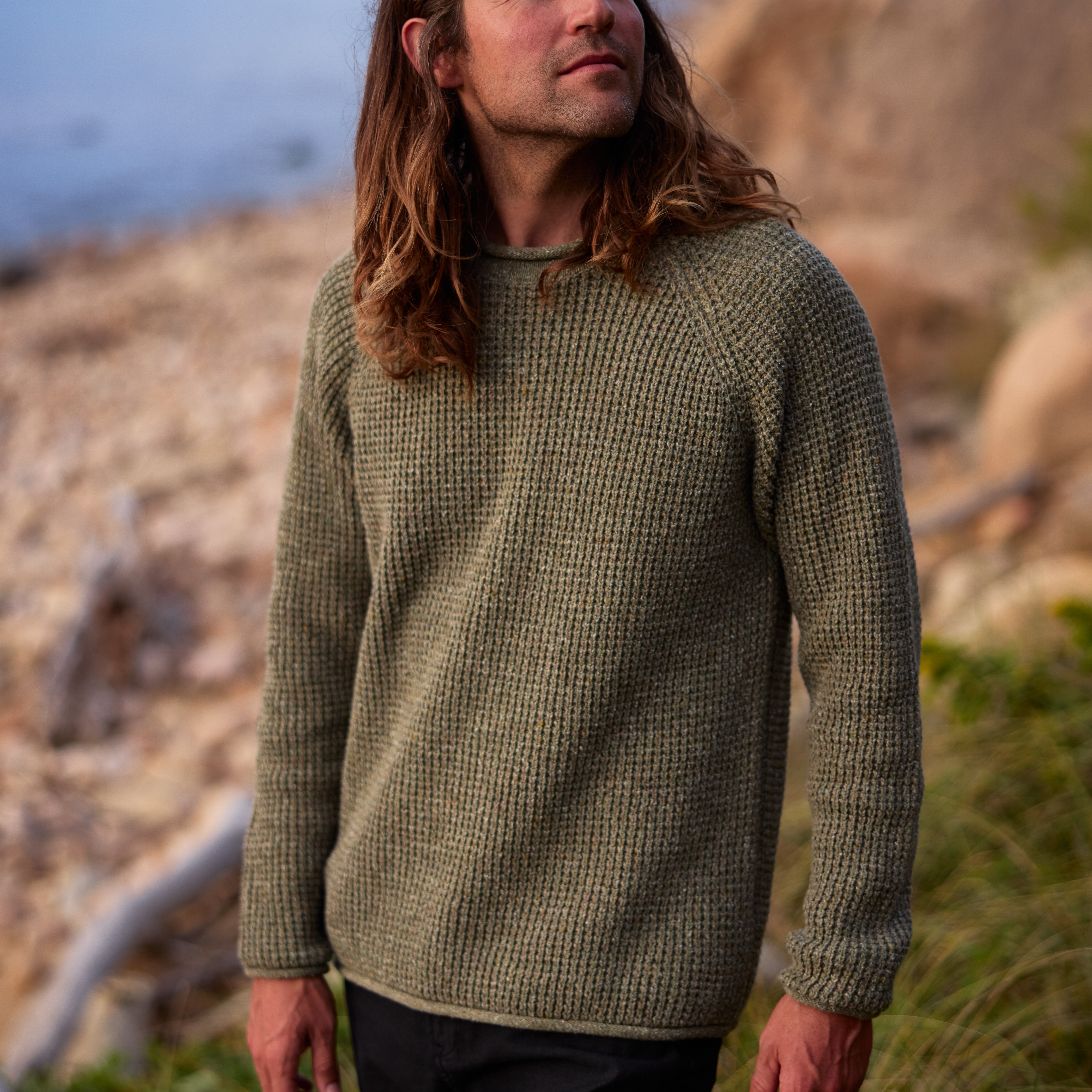 Recycled Cotton Headlands Rollneck Sweater
