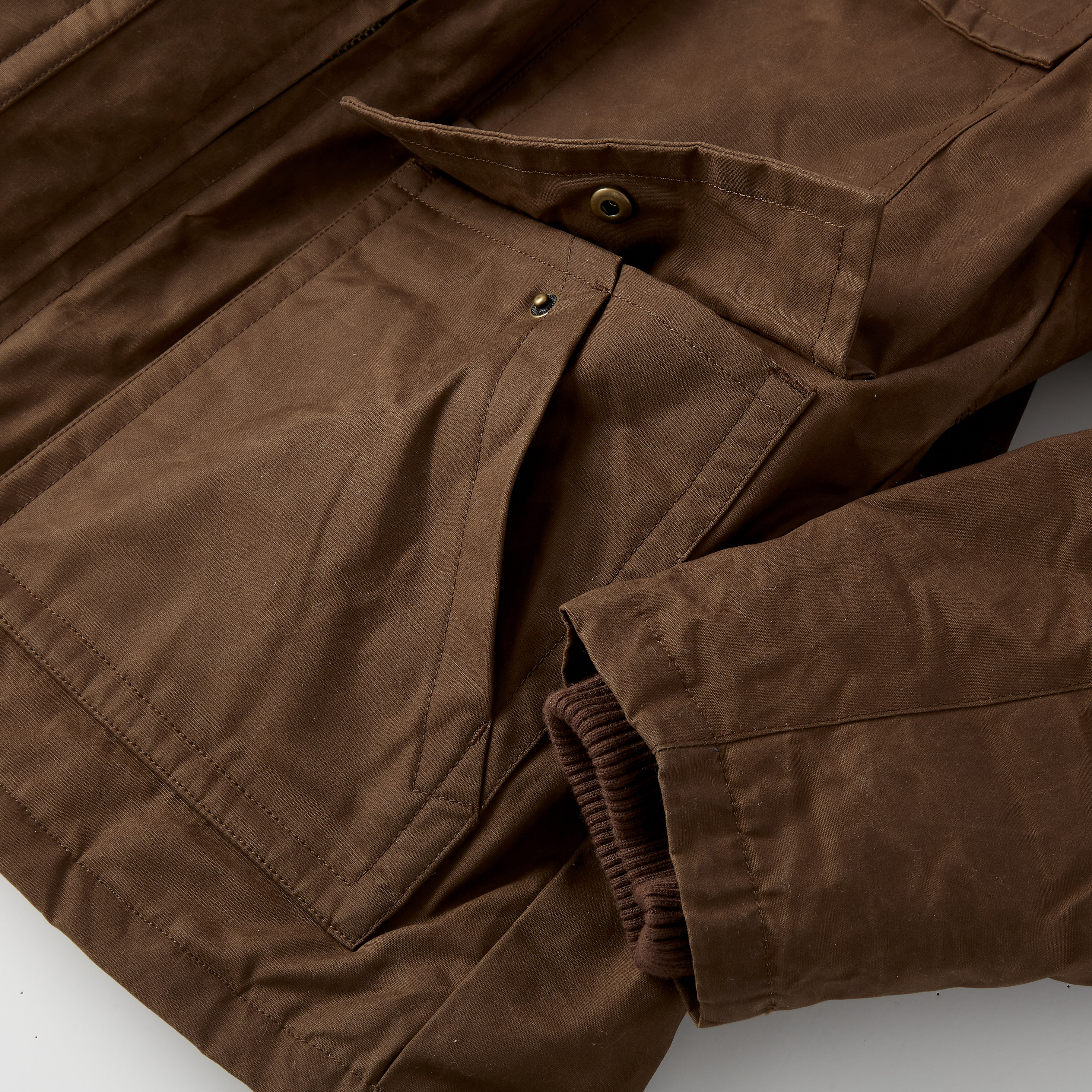 ALGONQUINS 【F】ジャケット 薄手　ストライプ　スカル　春秋 Flint and Tinder Highlands Jacket - Havana | Waxed Jackets | Huckberry