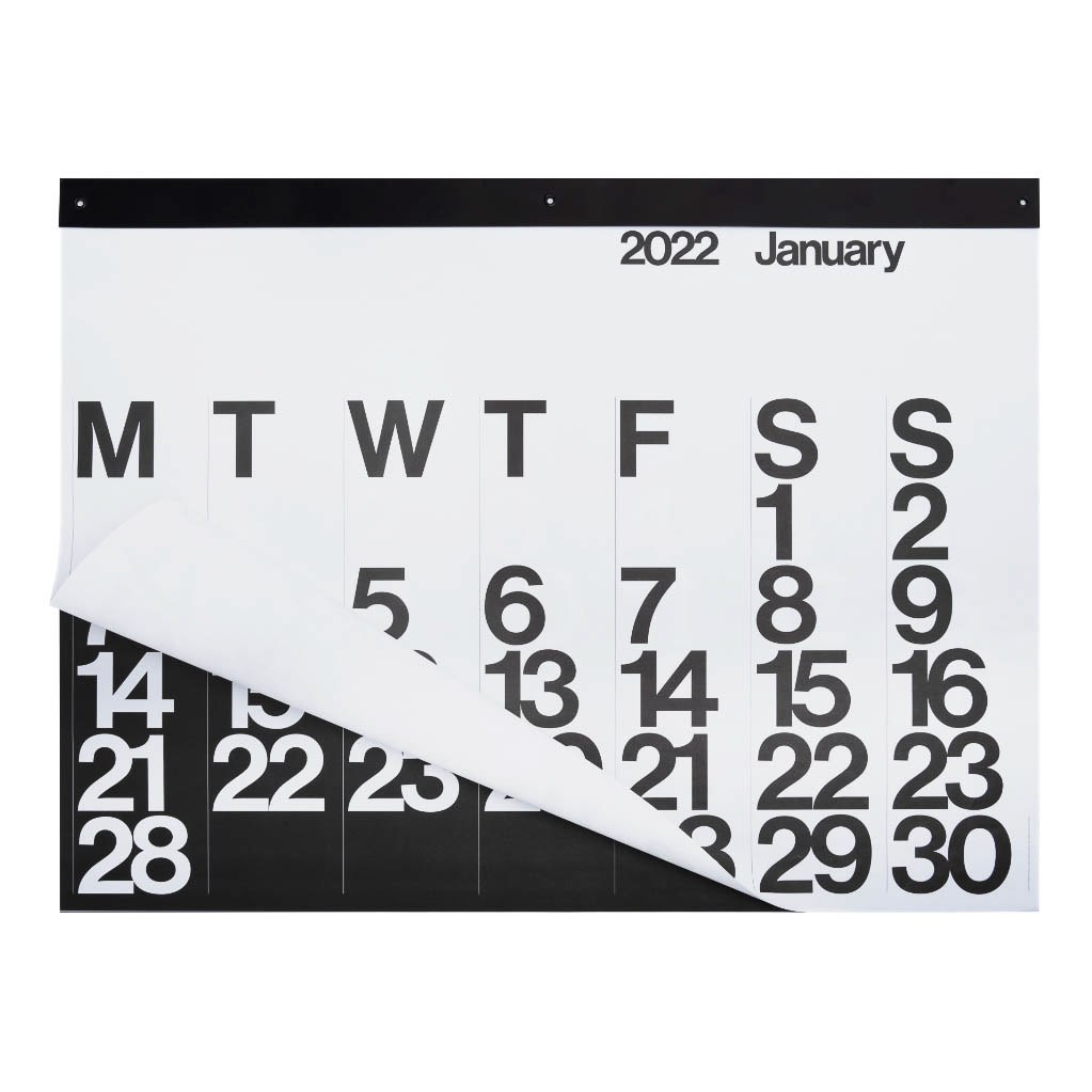 Stendig Calendars Stendig Calendar 2022 White/Black Art & Decor