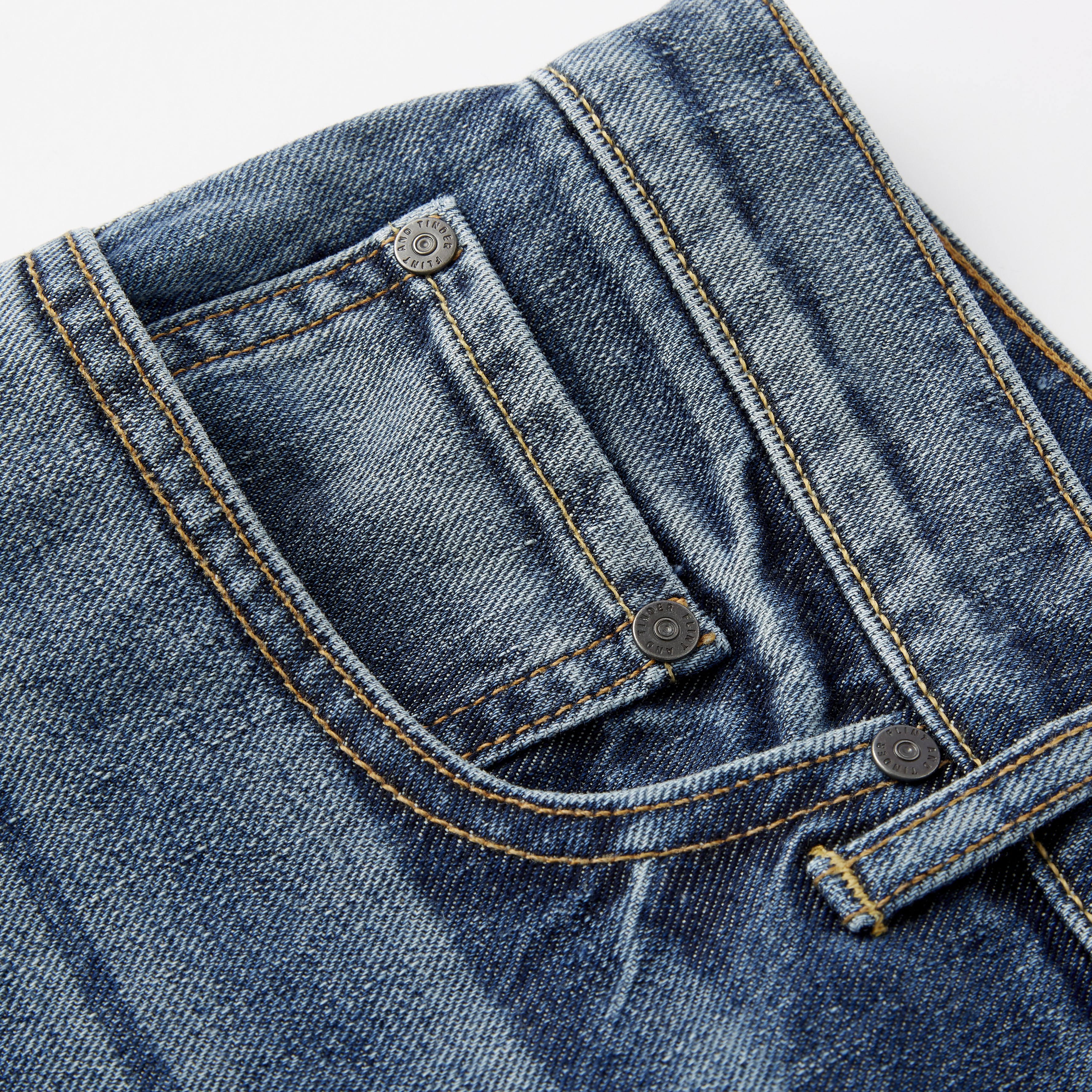 [COSYHARU公式]Emerald Tin Denim Pants 関税・送料込み Graphpaper Selvage Denim Belted Pants - LIGHT FADE
