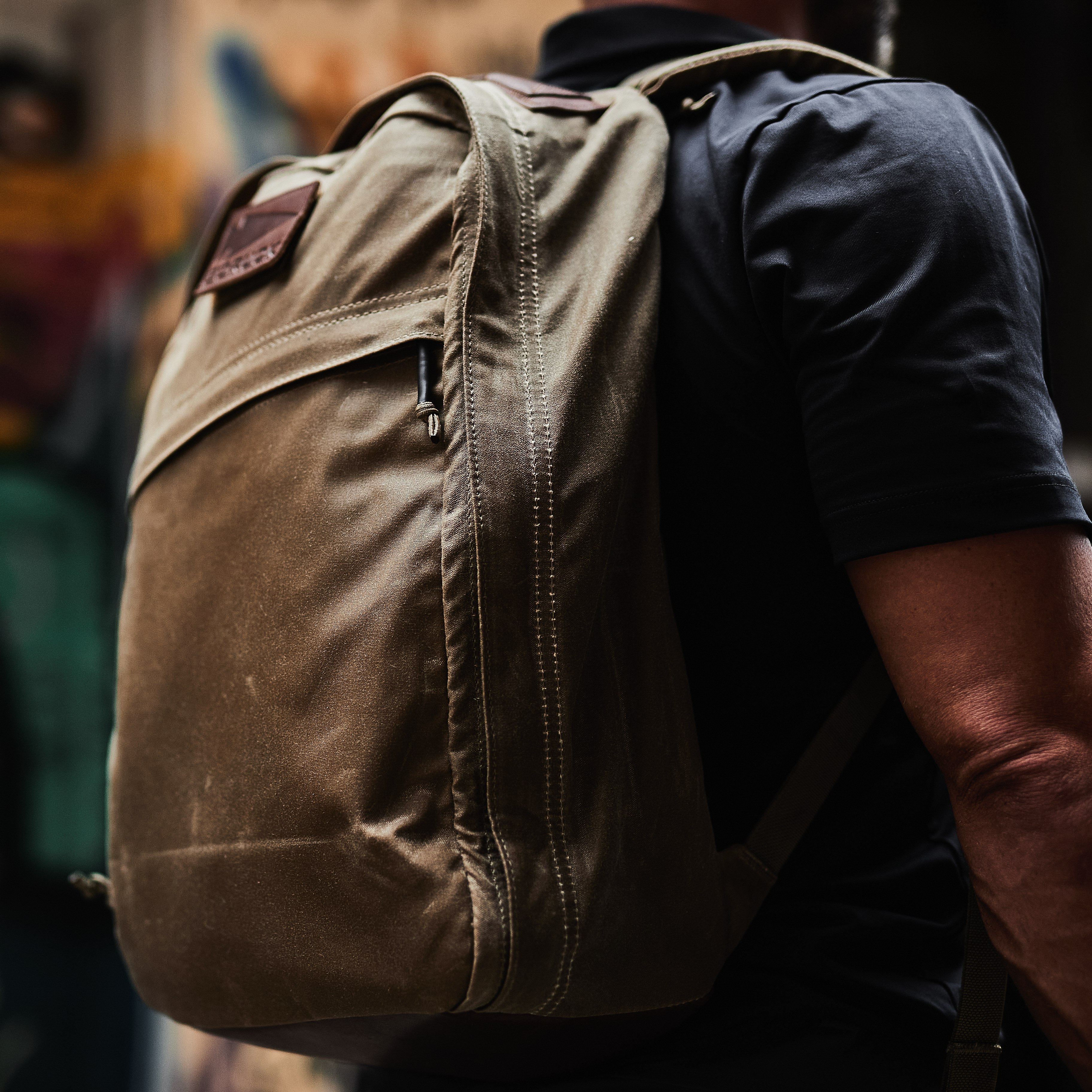 GORUCK GR1 Heritage Waxed Canvas Backpack - 21L - Field Tan