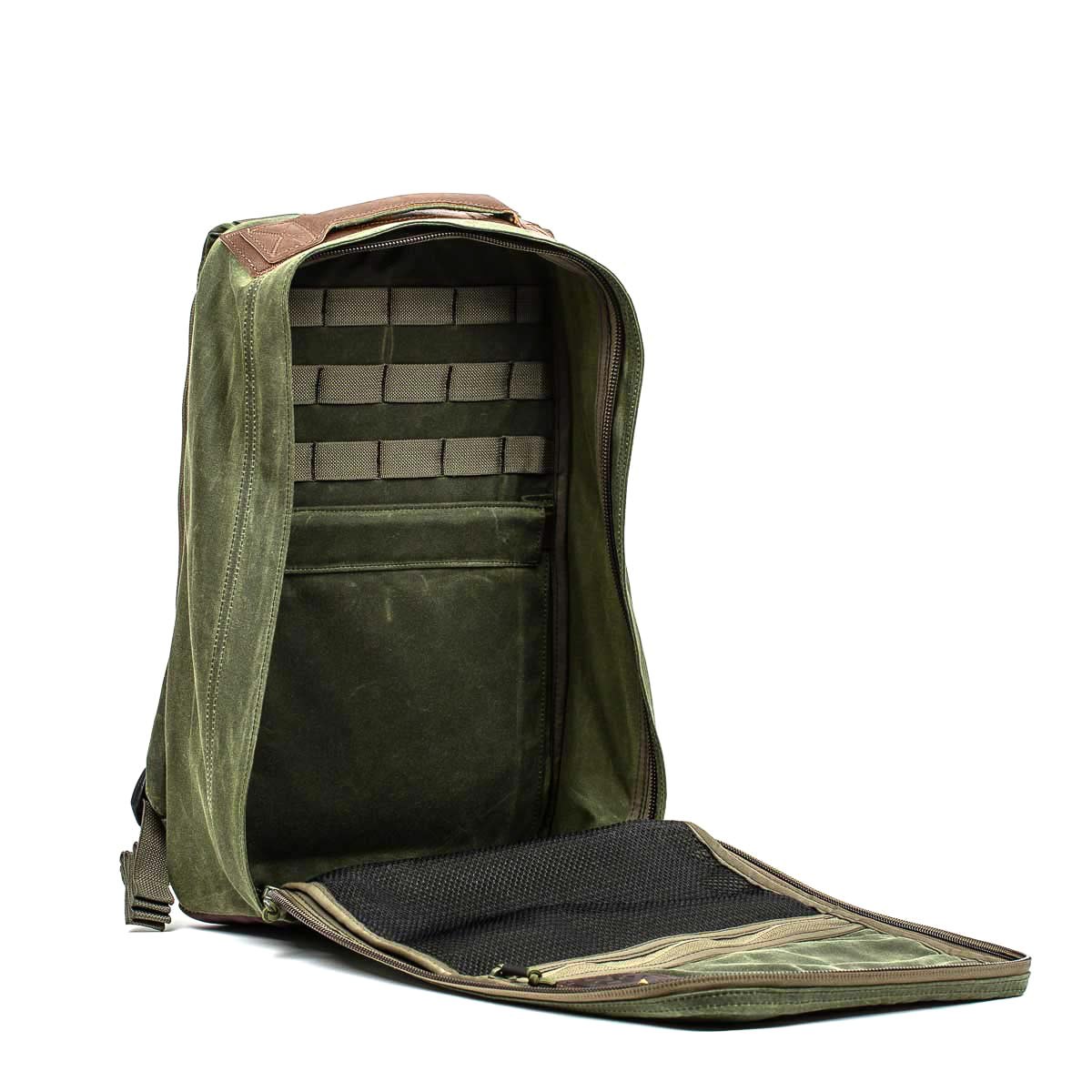 GORUCK GR1 Heritage Waxed Canvas Backpack - 21L - Olive