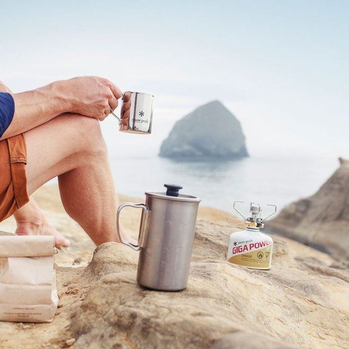 Snow Peak French Press Titanium Kitchen Coffee Huckberry