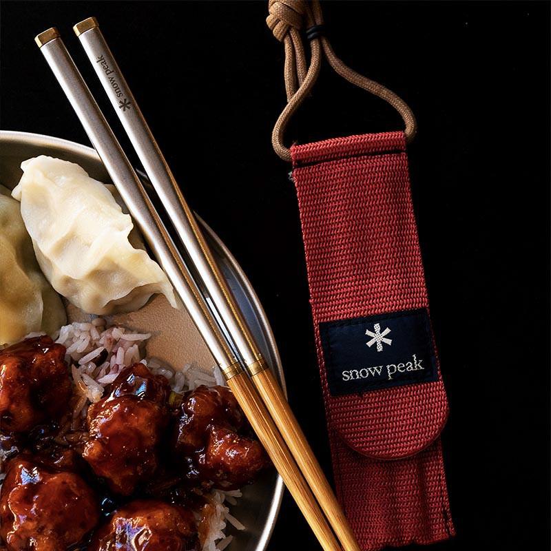 Snow Peak Wabuki Chopsticks L - Stainless Steel | Kitchen