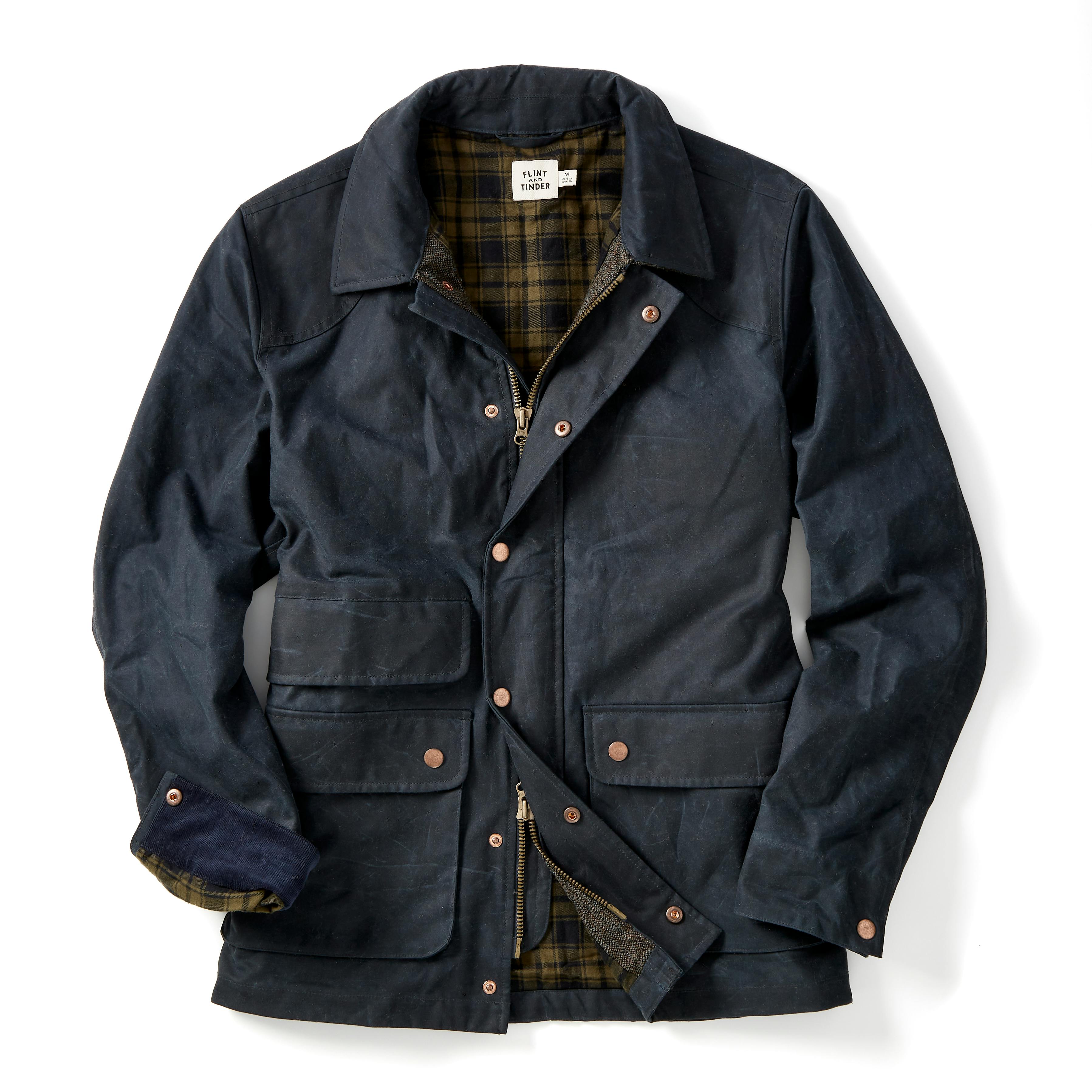 Flannel-lined Waxed Hudson Jacket