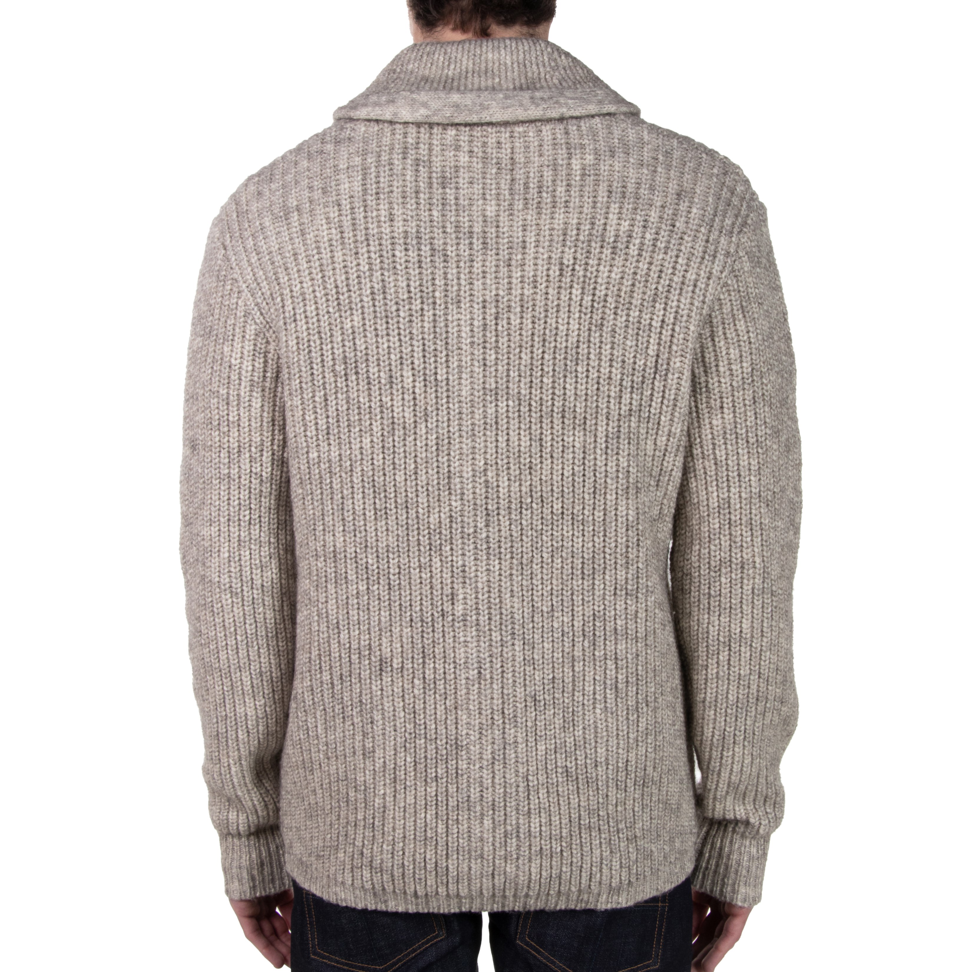 Schott Yak Blend Cardigan - Limestone | Cardigan Sweaters | Huckberry