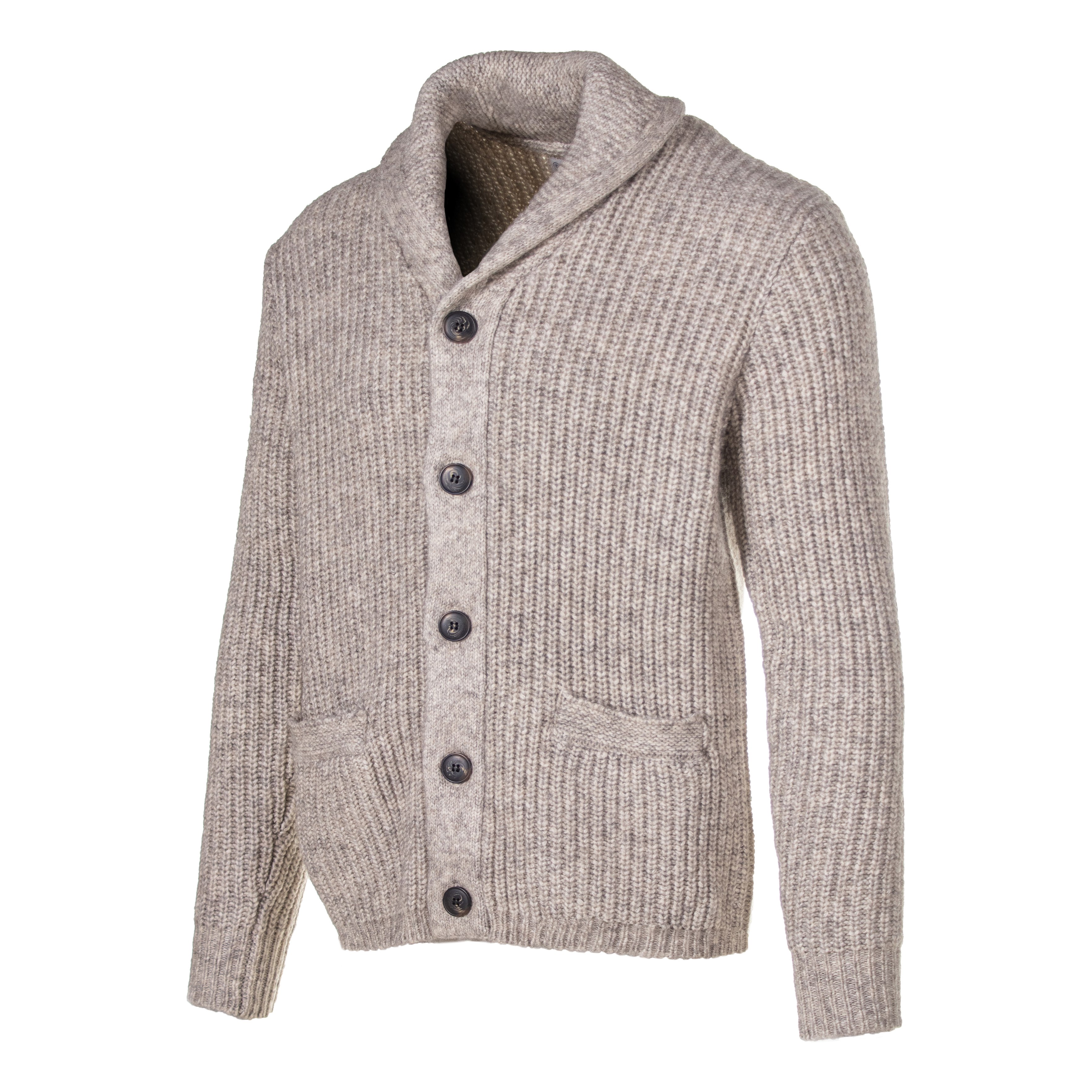 Schott Yak Blend Cardigan - Limestone | Cardigan Sweaters | Huckberry
