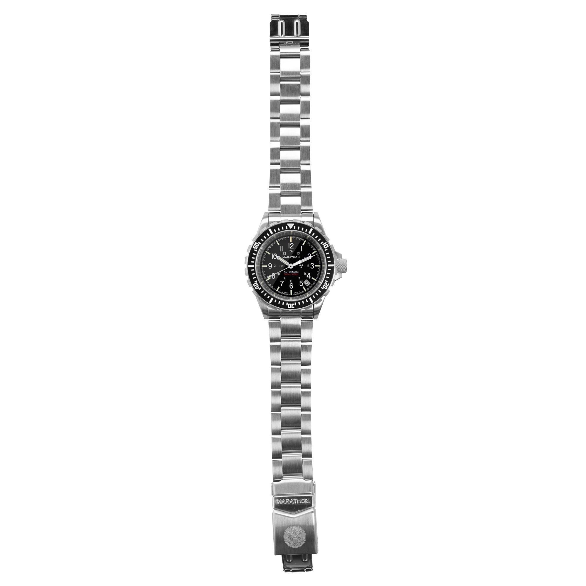 Marathon Large Diver's Automatic Watch (GSAR) Black Dial Dress