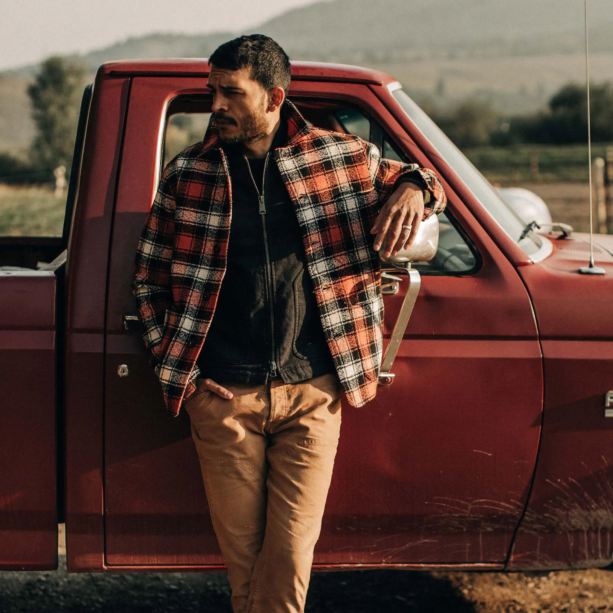 Taylor Stitch The Ojai Jacket - Garnet Wool Plaid | Shirt Jackets