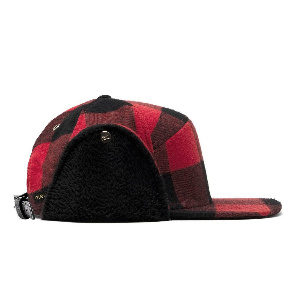 Melin Lumberjack Ear Flap Cap Red/Black Baseball Caps Huckberry