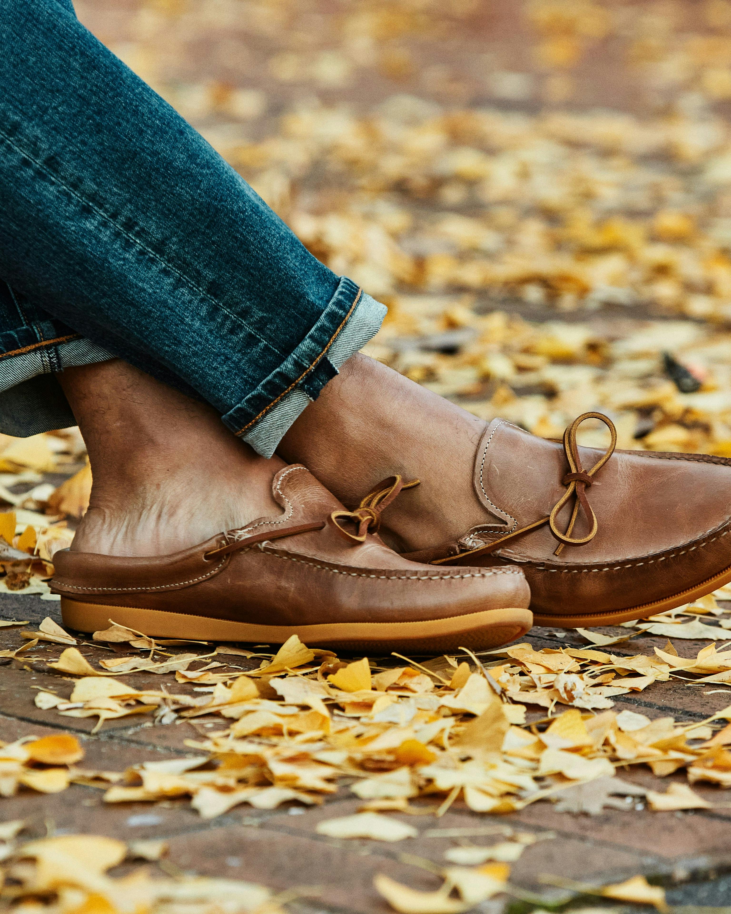 Easymoc Easymoc Slipper Exclusive Natural Chromexcel Loafers