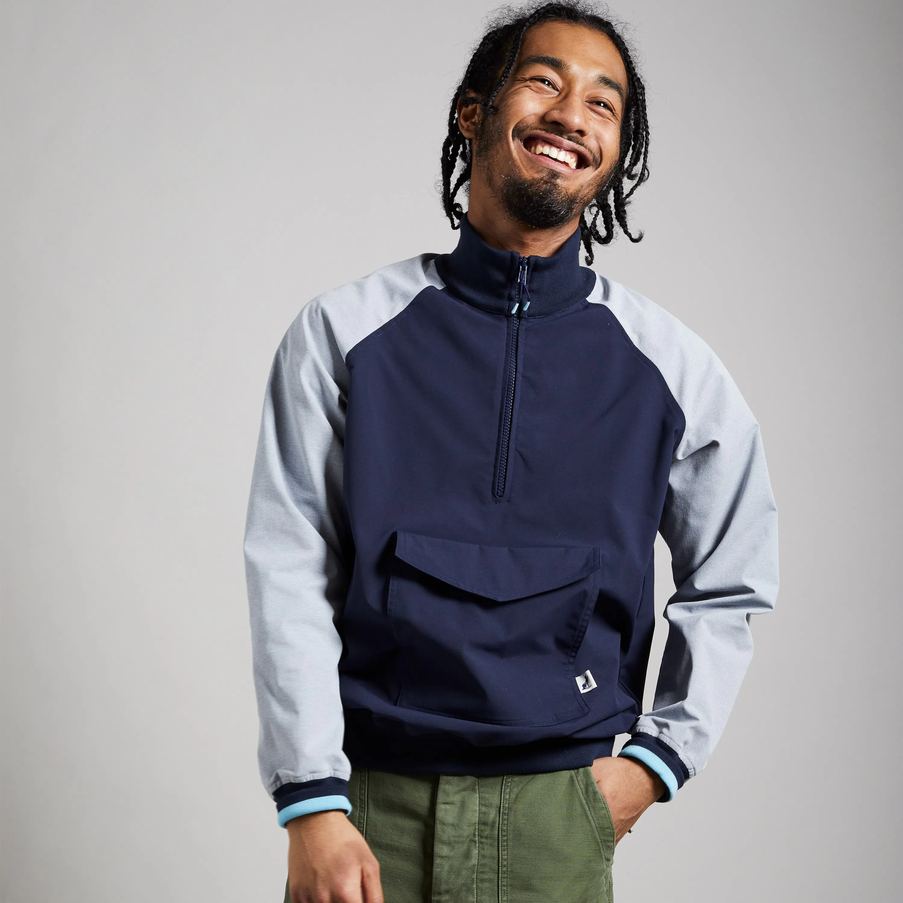 Mother Karen's The Original Powdershirt - Navy Blazer / Heather