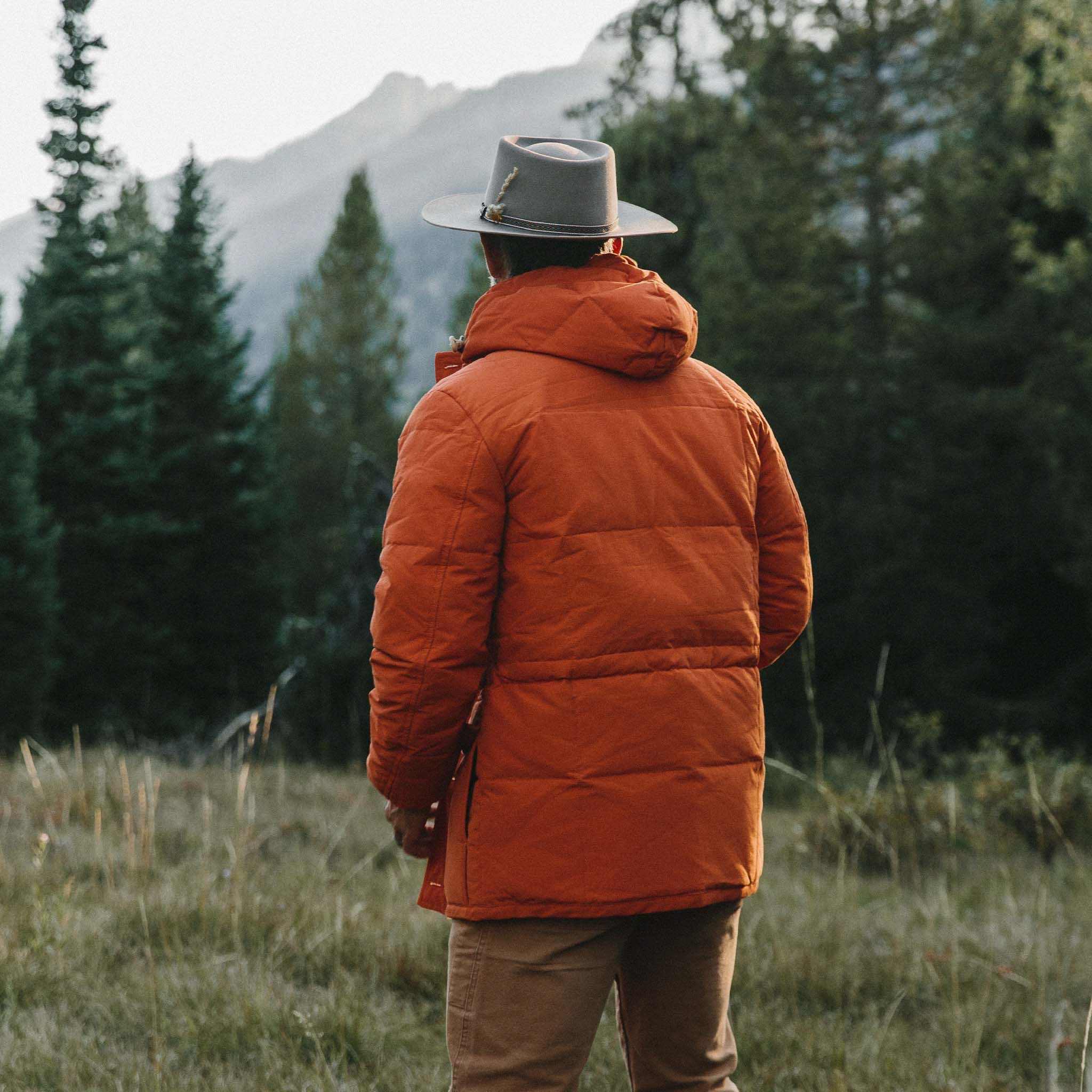 Taylor Stitch The Whitney Parka - Dusty Orange | Insulated Jackets