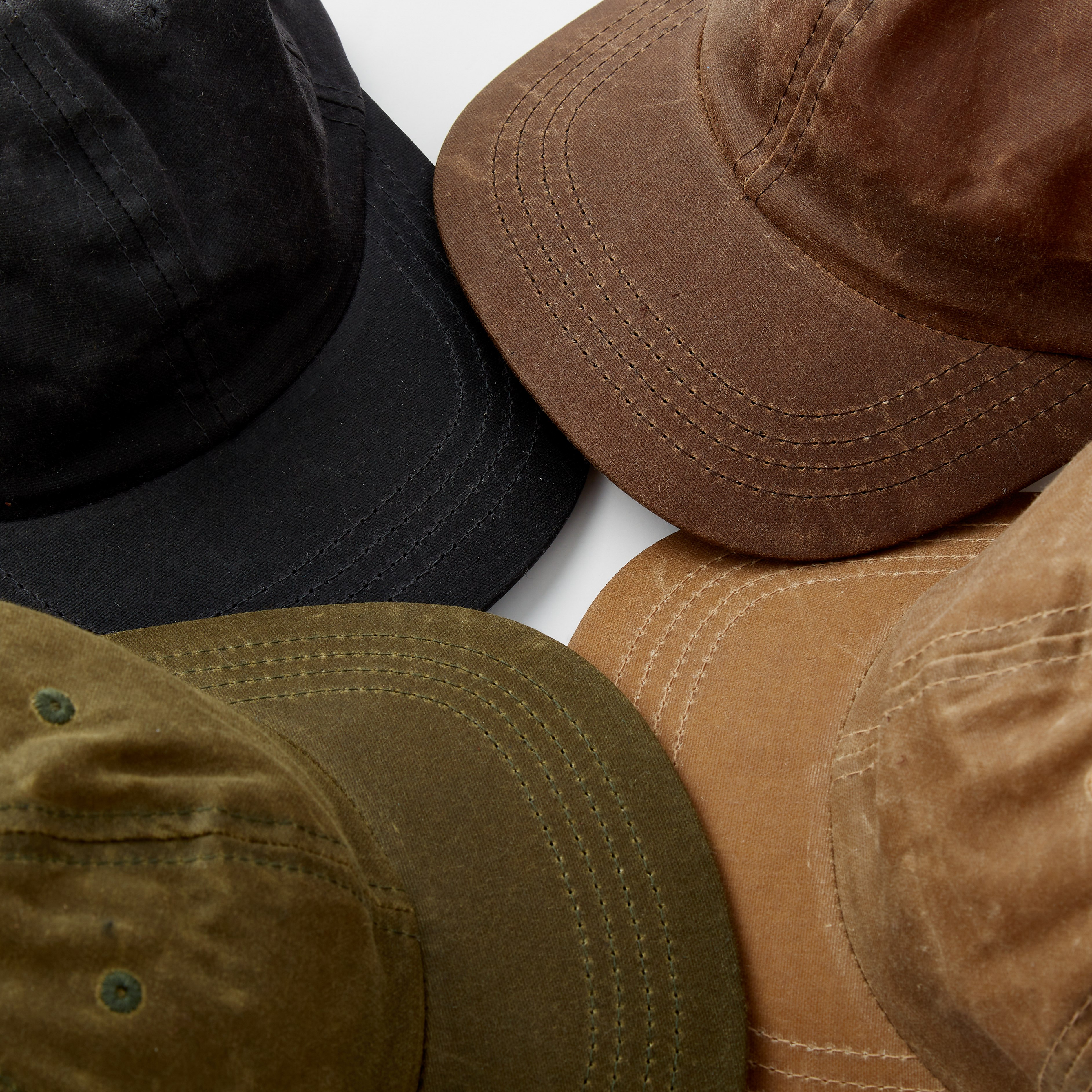 Huckberry Waxed Canvas 6-Panel Hat - Coal | Baseball & Trucker