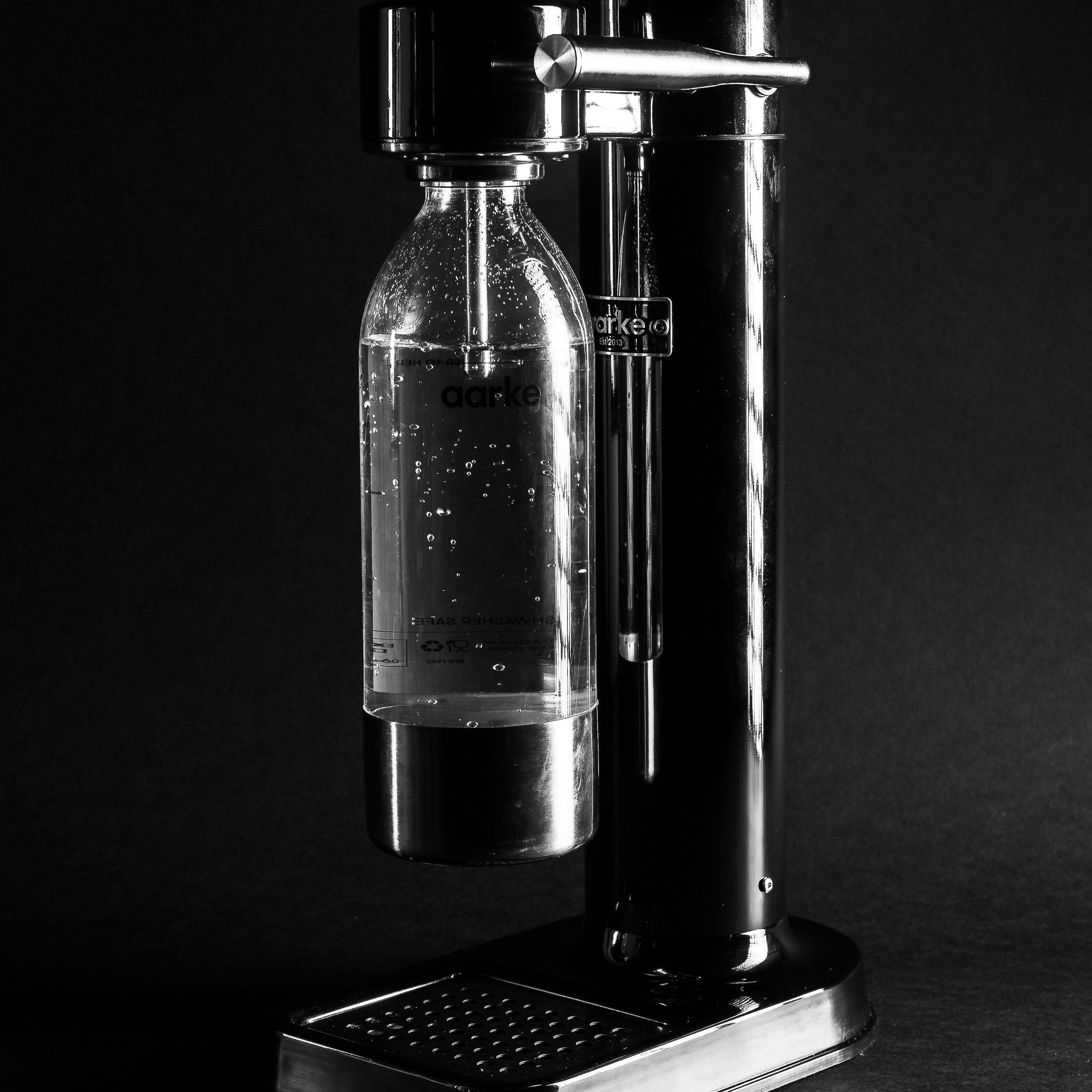 Aarke Aarke Carbonator III + 4 Flavor Drops - Black Chrome