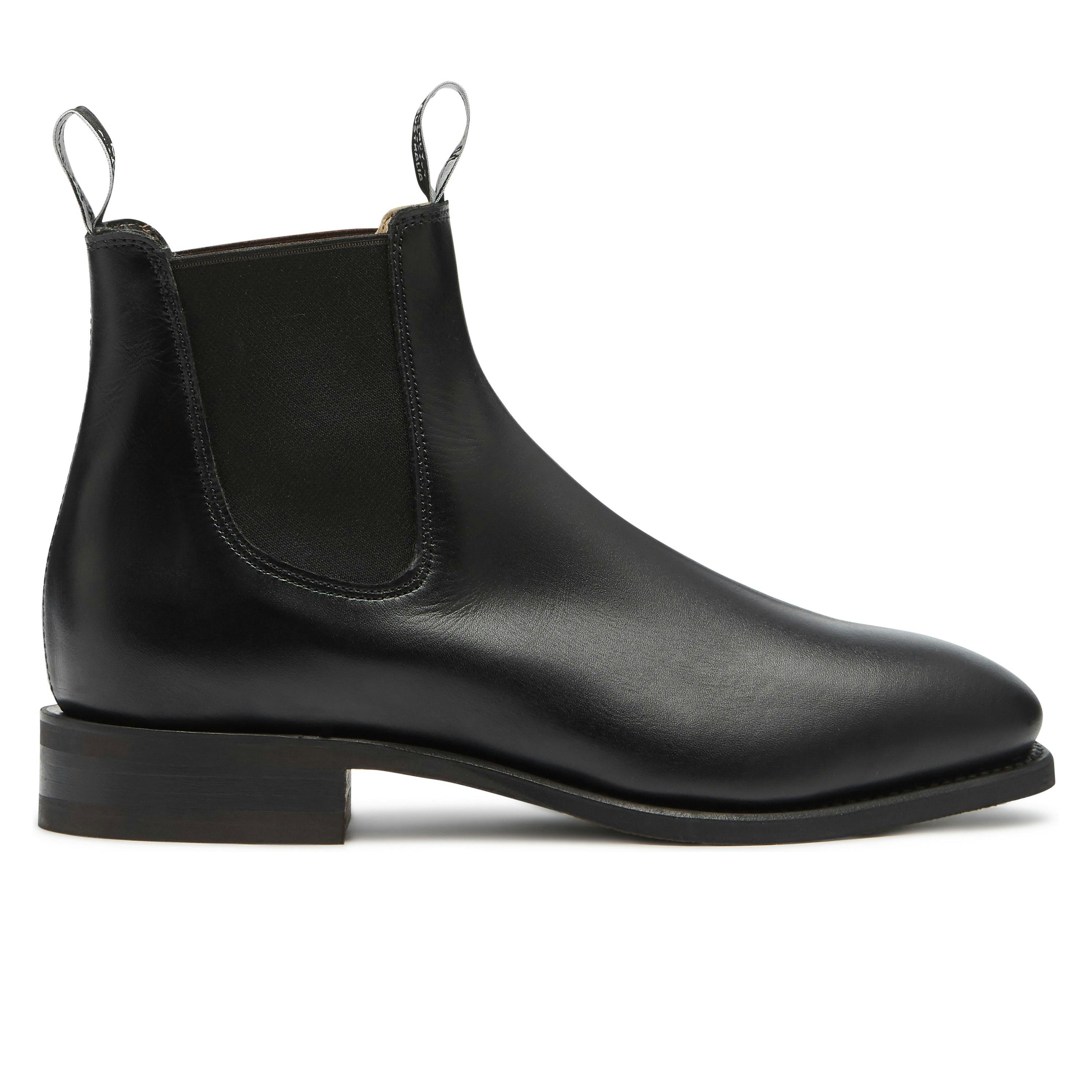 Black Comfort Craftsman boots, R.M.Williams Chelsea Boots