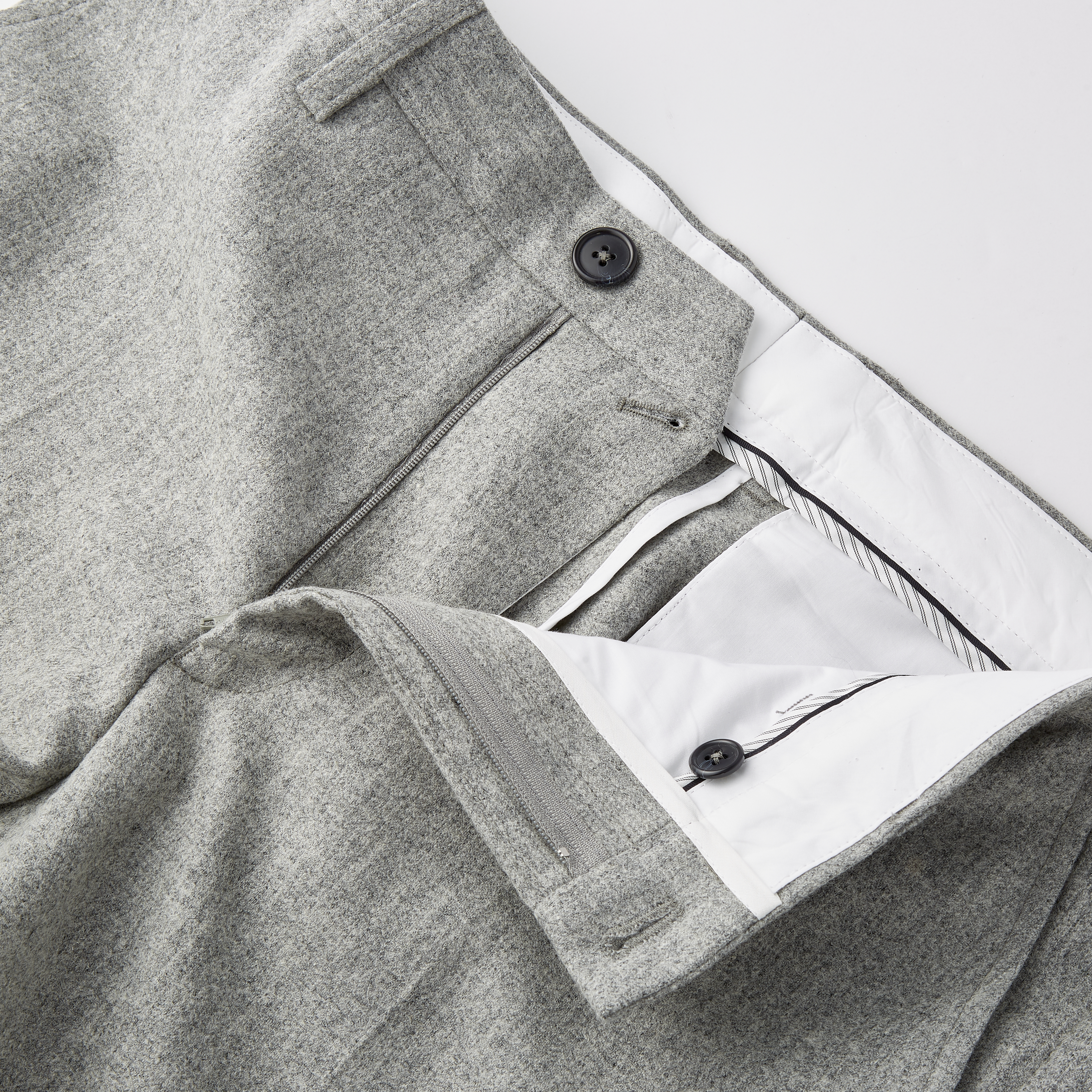 Wills All Seasons Stretch Wool Trouser - Charcoal | Dress