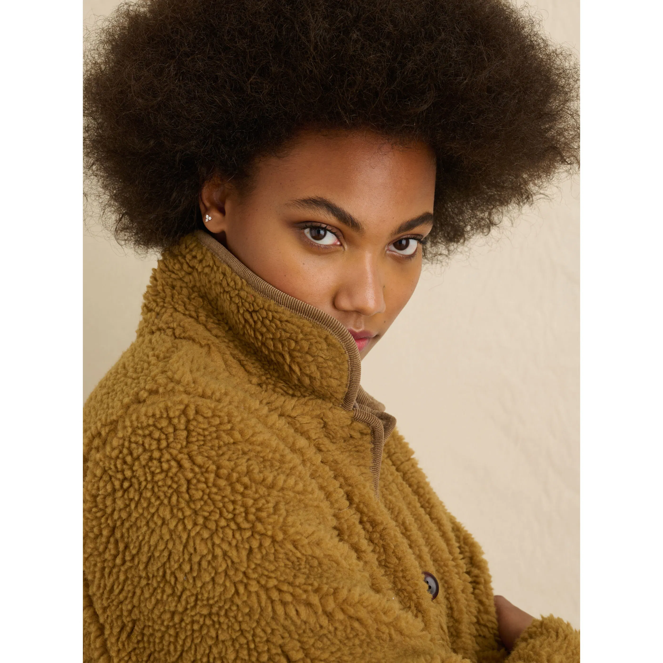 Alex Mill Women's Sherpa Work Jacket - Golden Khaki | Women's