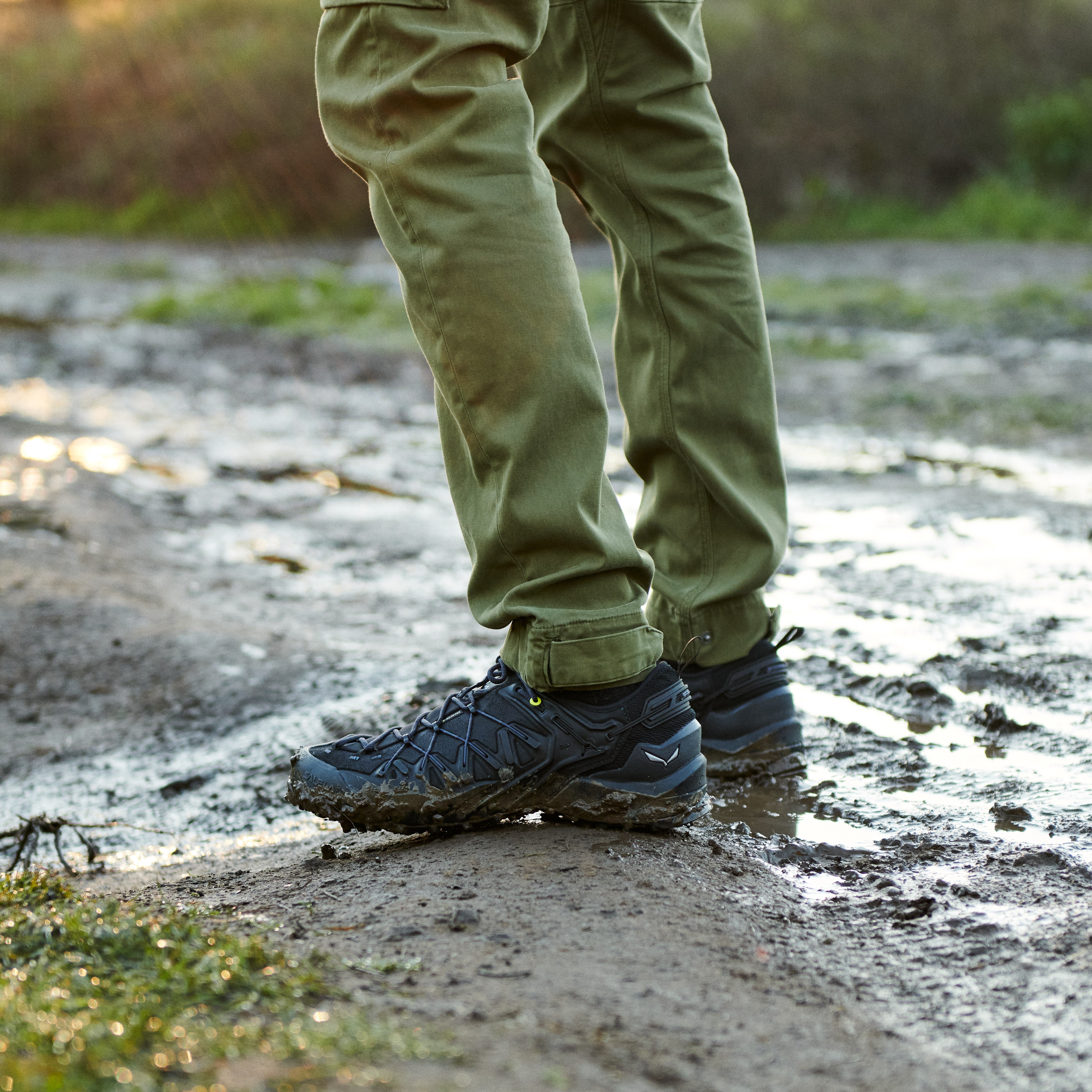 Salewa MS WILDFIRE EDGE MID GTX - Black/Black | Hiking Boots
